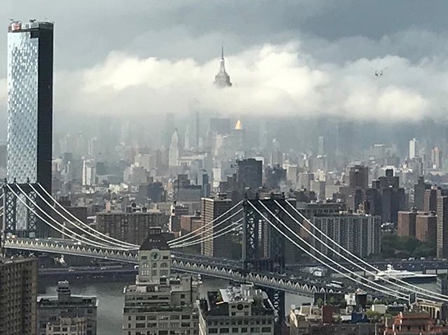 Clouds Clearing - 6/20/19 from the office.