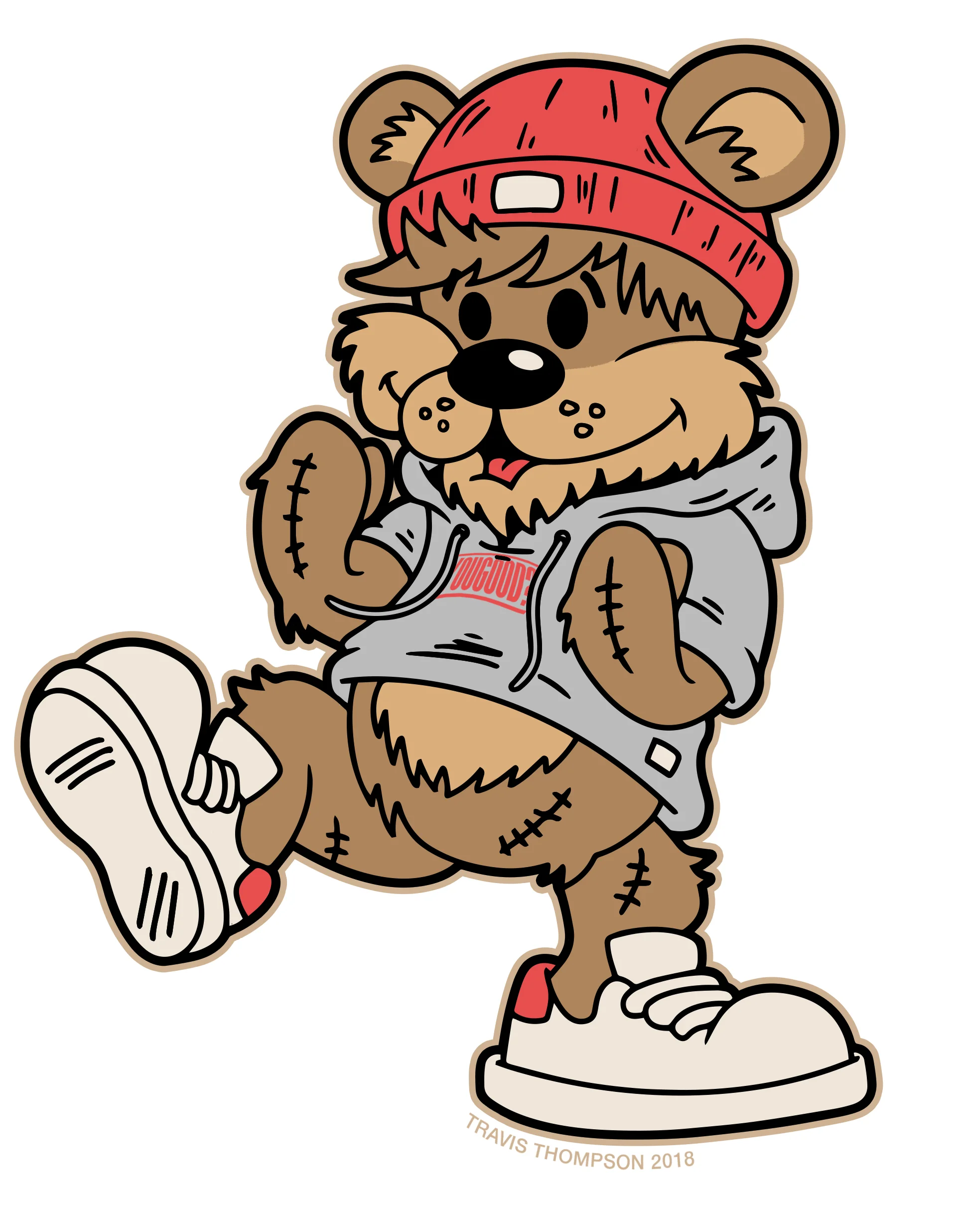 Unreleased merch design for Travis Thompson