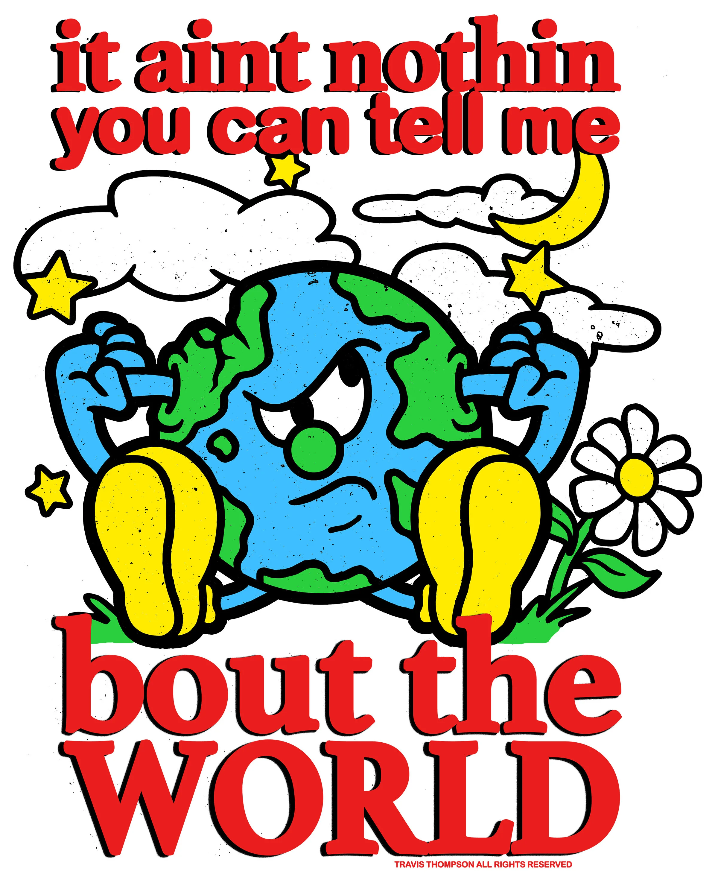 Dropped Babies merch design for Travis Thompson