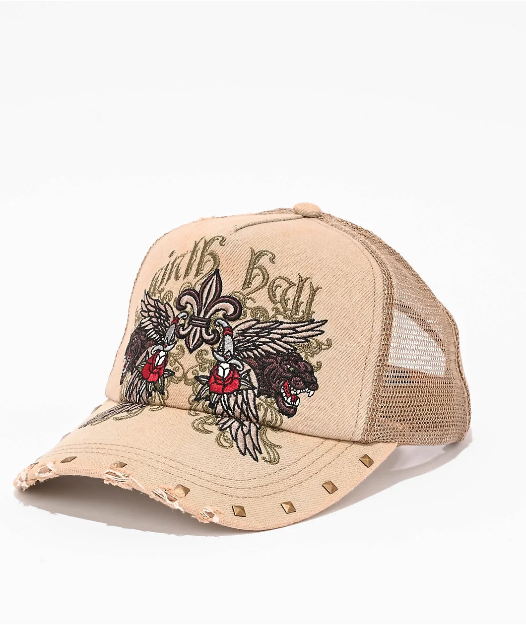 Ninth-Hall-Dirty-Job-Khaki-Trucker-Hat-_398185-front-US.webp