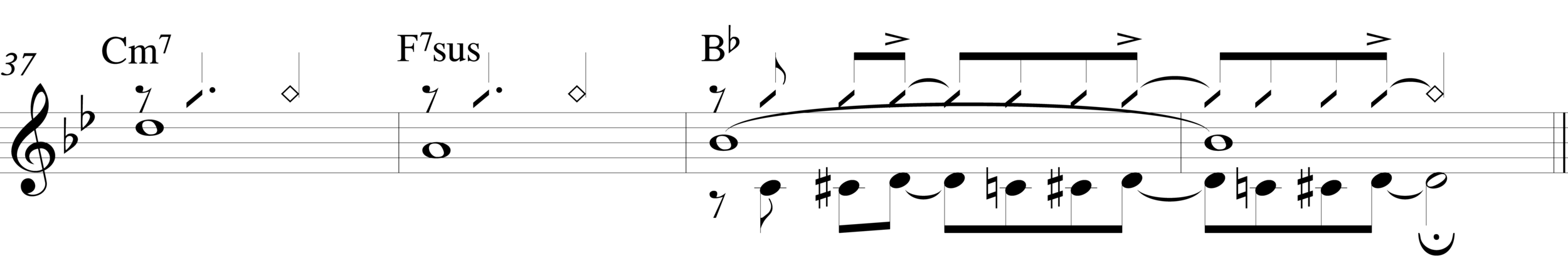 Mr. Lucky 4-bar ending