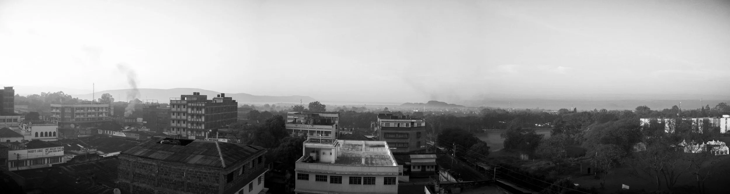 Nakuru, Kenya is where Vassanji's novel 'The In-between World of Vikram Lall' is set . The character Uncle Mahesh might have been modelled on the life of Eddie Pereira, who moved to Nakuru in 1950 and lived there during the Mau Mau insurgency. Nakuru was an important railway junction town and also capital of the White Highlands. Photo Courtesy Wikipedia.