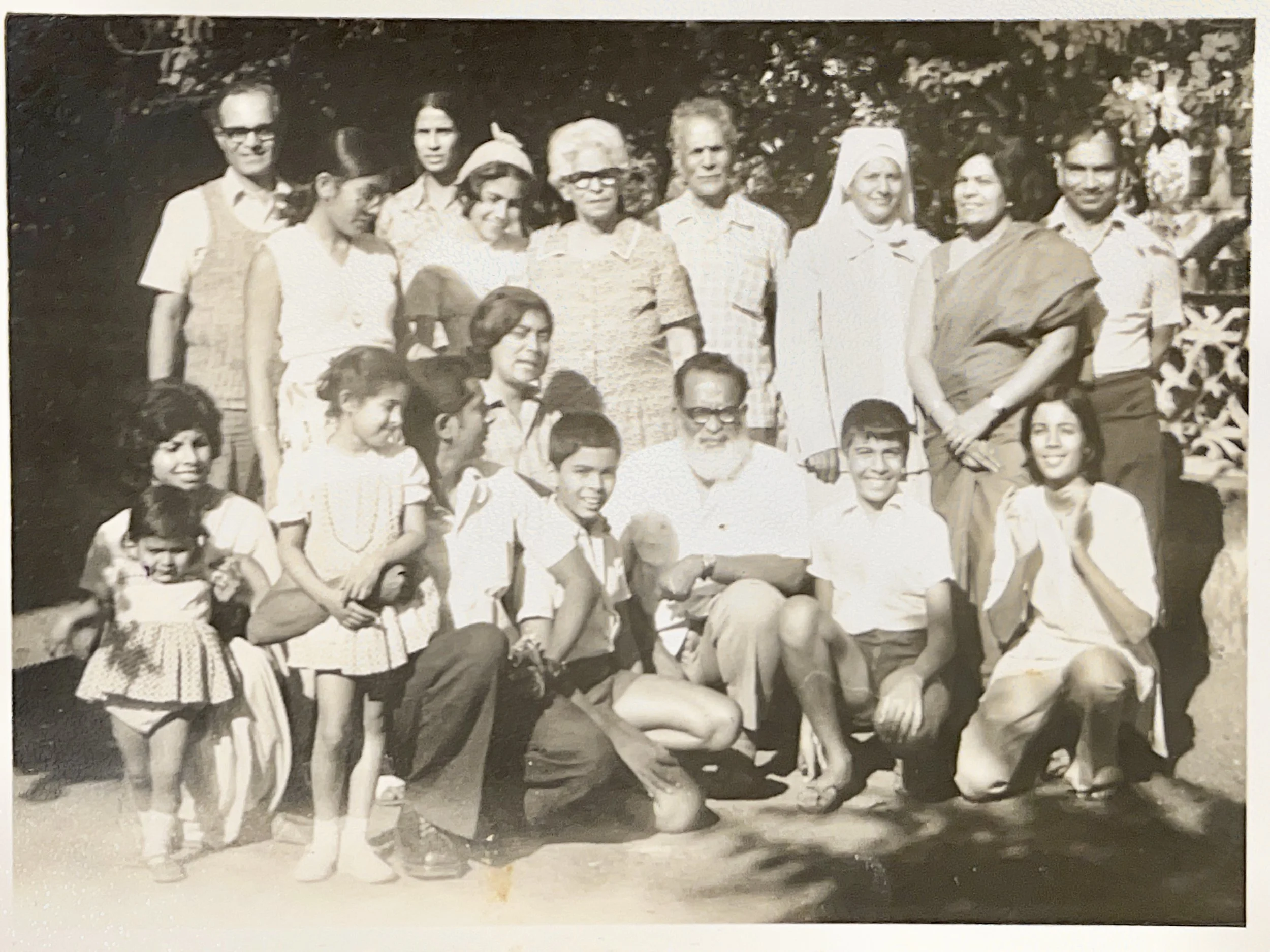 D’Lima Family, Castellino Flats, Poona 1976