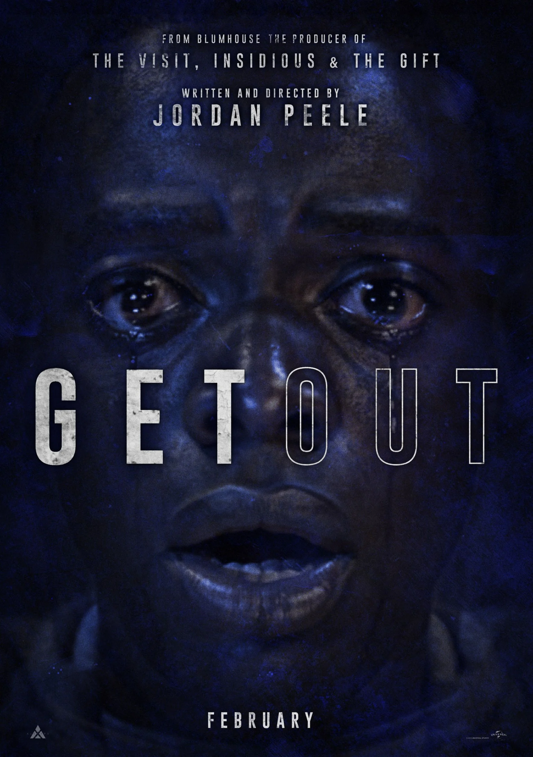 Get Out film poster. Interesting. A horror film about racism in the United States of America wins Best Original Screenplay and gets nominated for Best Picture, Best Director, and Best Actor. Suddenly, we need a separate popular film category to better recognize non-standard Academy Awards fair. Interesting coincidence.