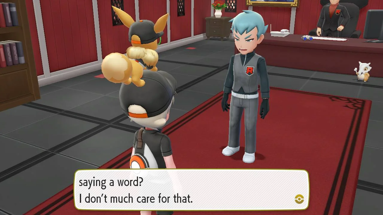 Oh look, it’s the exact same characters, task, map, and design again in a Pokemon game.