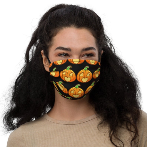  Jack'O'Lantern Love Face Mask $15 