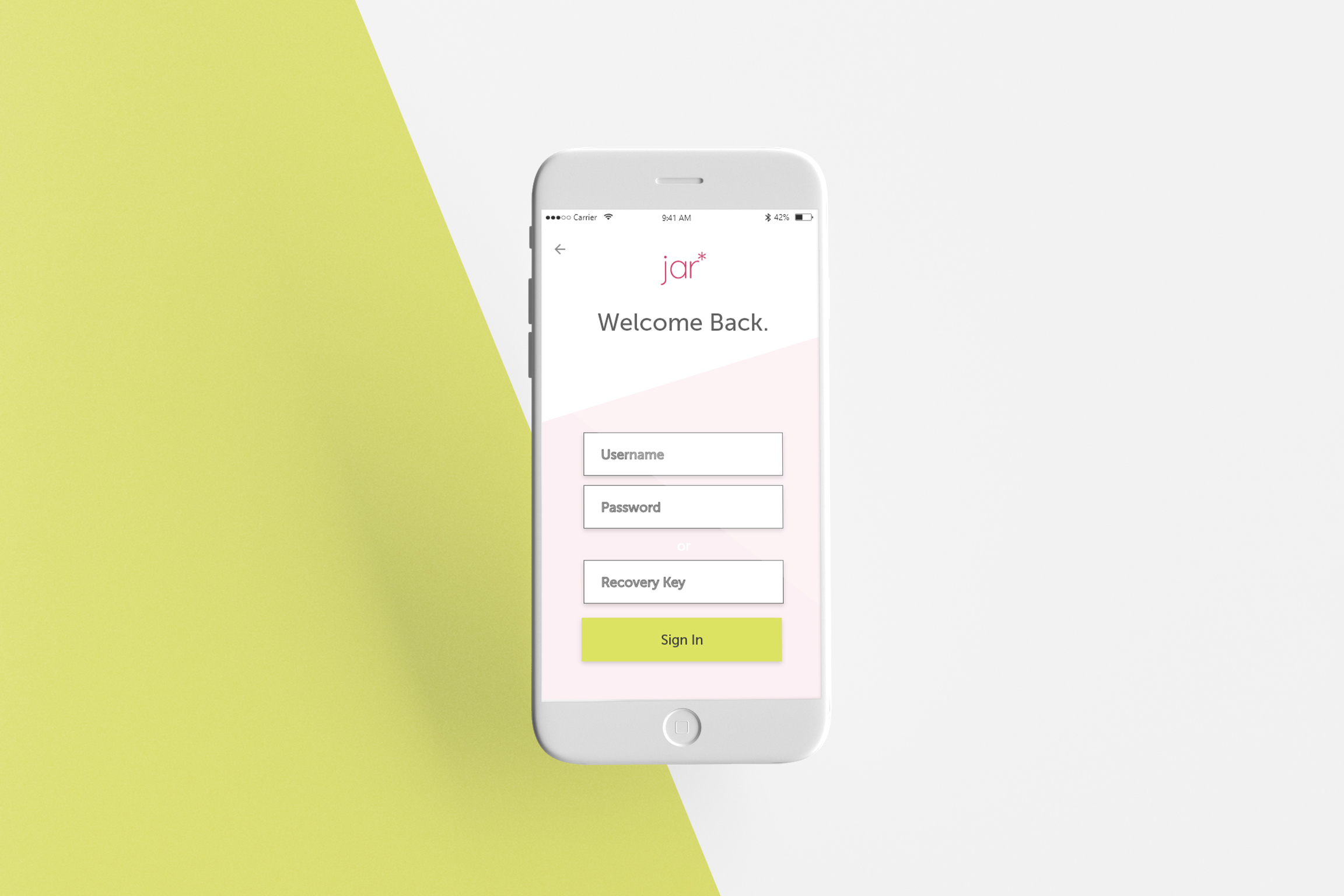 Mobile App Design: Login