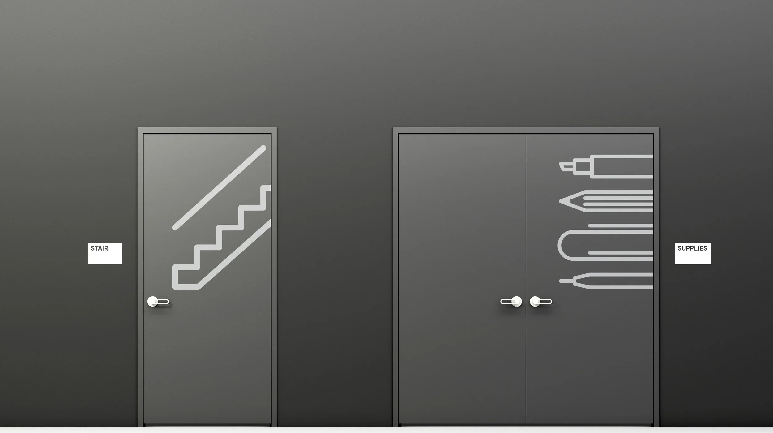 Emergency Stair and Supply Closet
