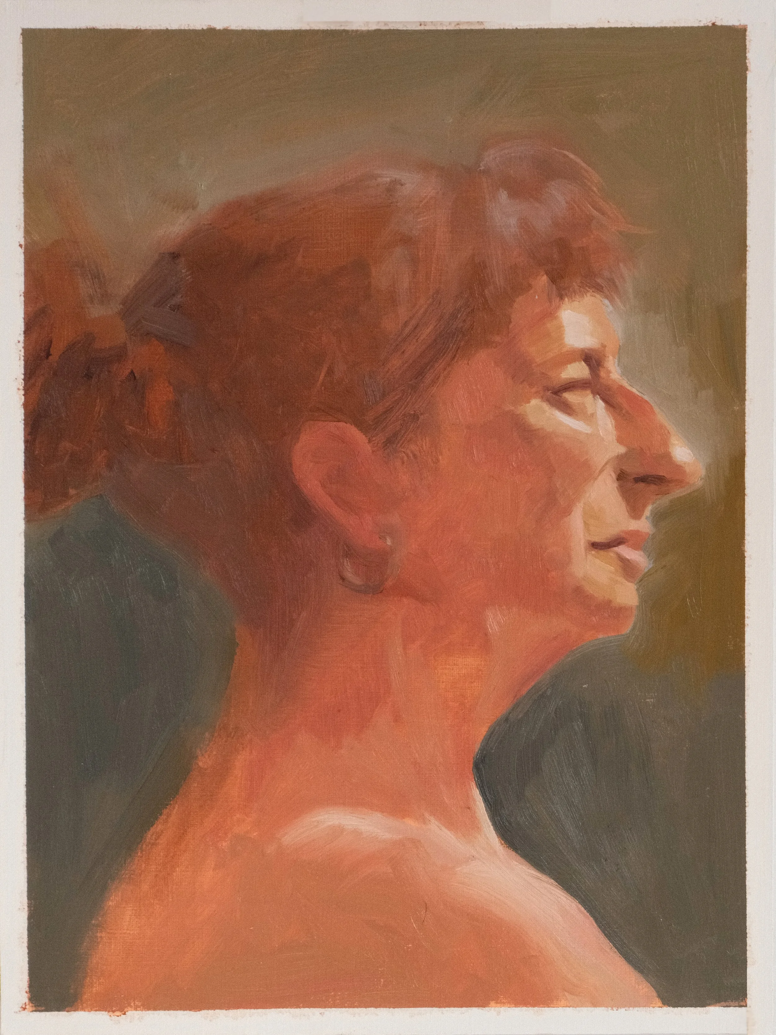 12-2-26- 3hr live session - oil on paper