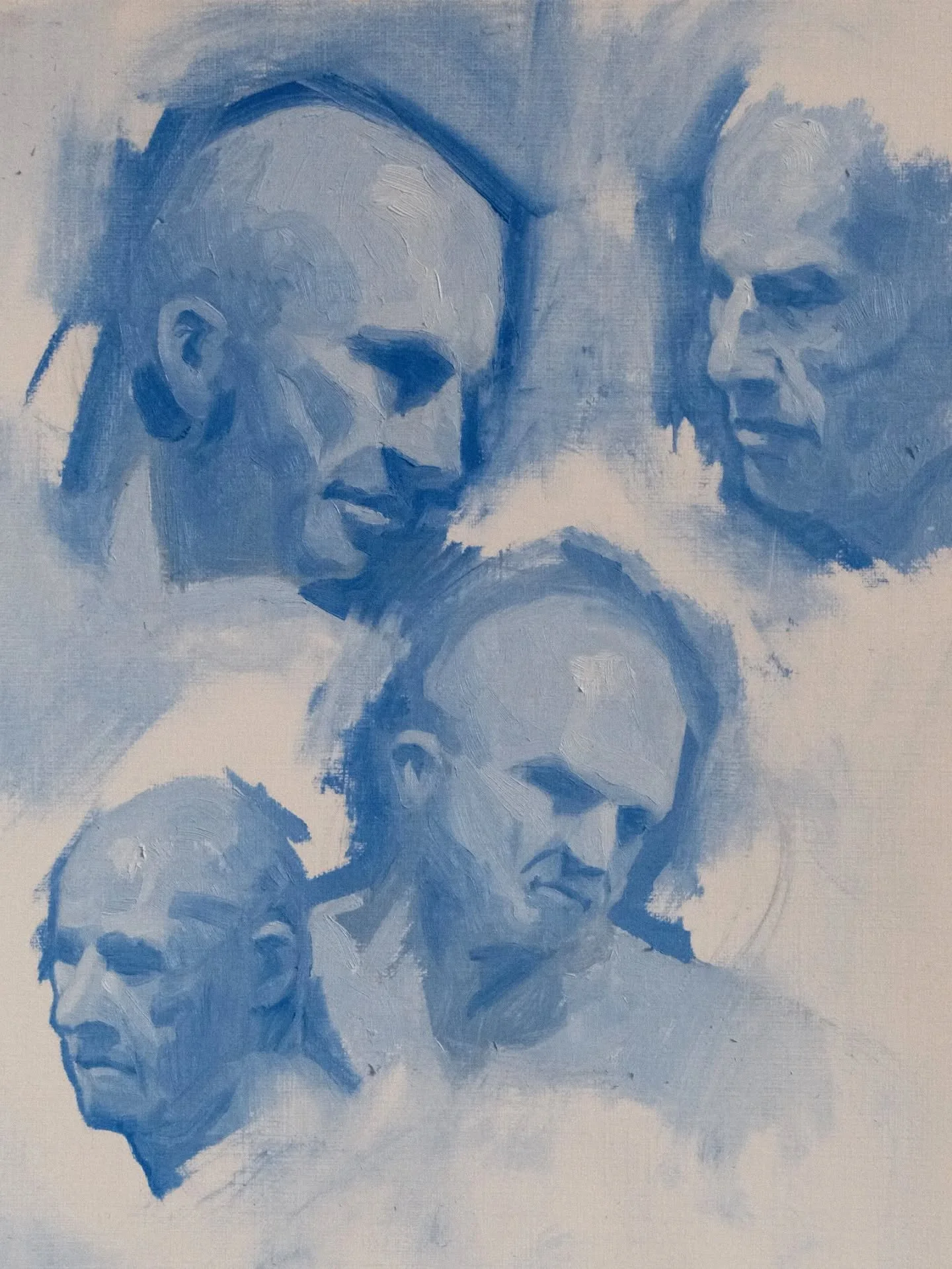 A small collection of recent heads/portrait work. I find that portraits are the most difficult subject matter, so I put on my big boy pants and committed to them for a bit.

#portraitpainting #montrealartist #oilpainting #figurepainting #portraits