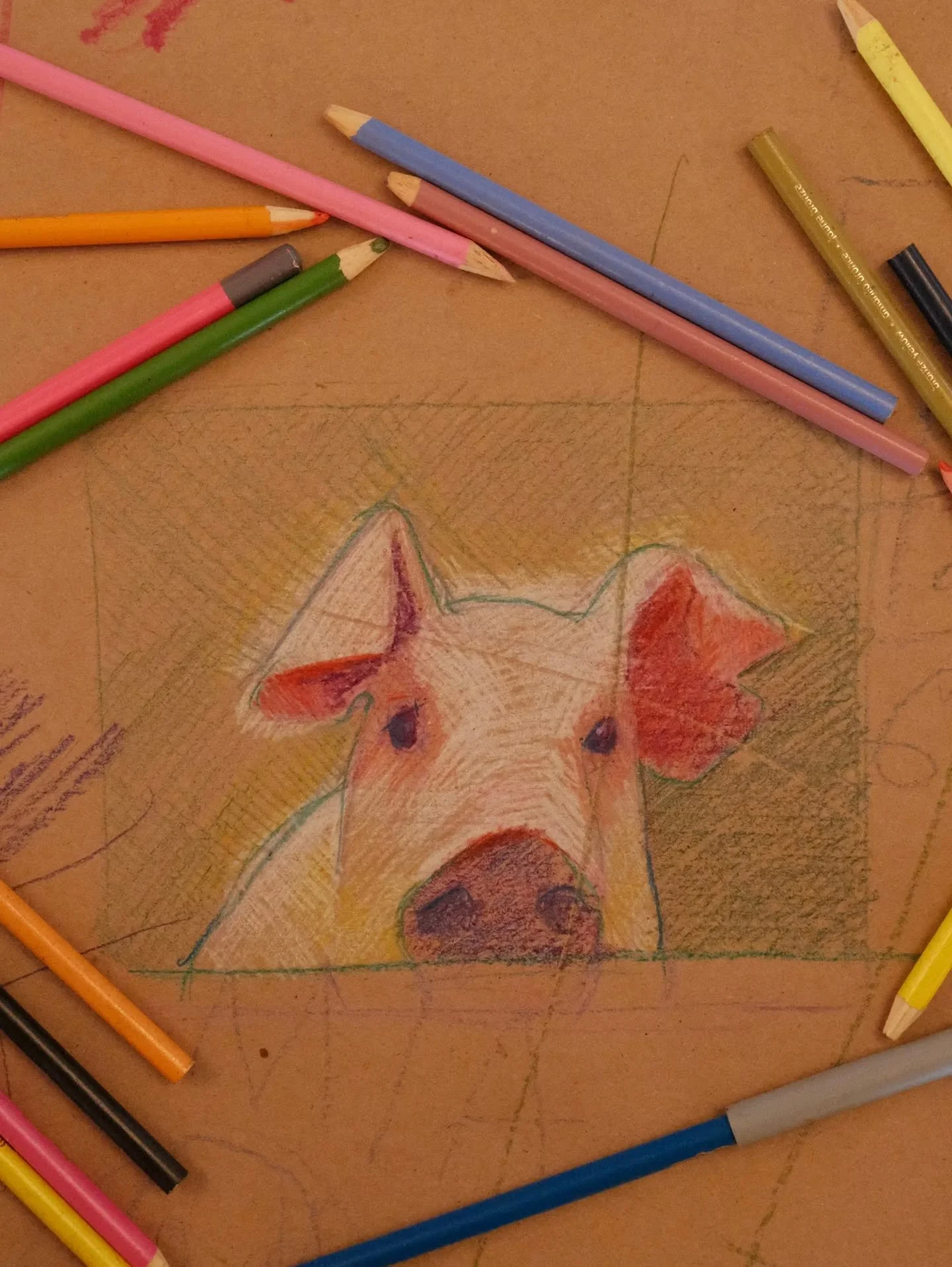 I'll take all the validation I can get, even a toddler's. Fun day @erabliere_meunier 🍁

#crayonart #montrealartist #animallovers