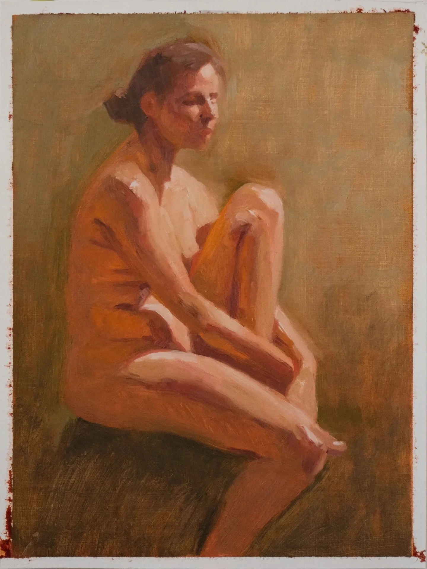 This week in painting:

-A 3hr figure session @figuramtl
-A sculpture iPad sketch @mbamtl 
-A master copy of a Redmond Granville landscape.

#montrealartist
#pleinair 
#oilpainting 
#figurepainting