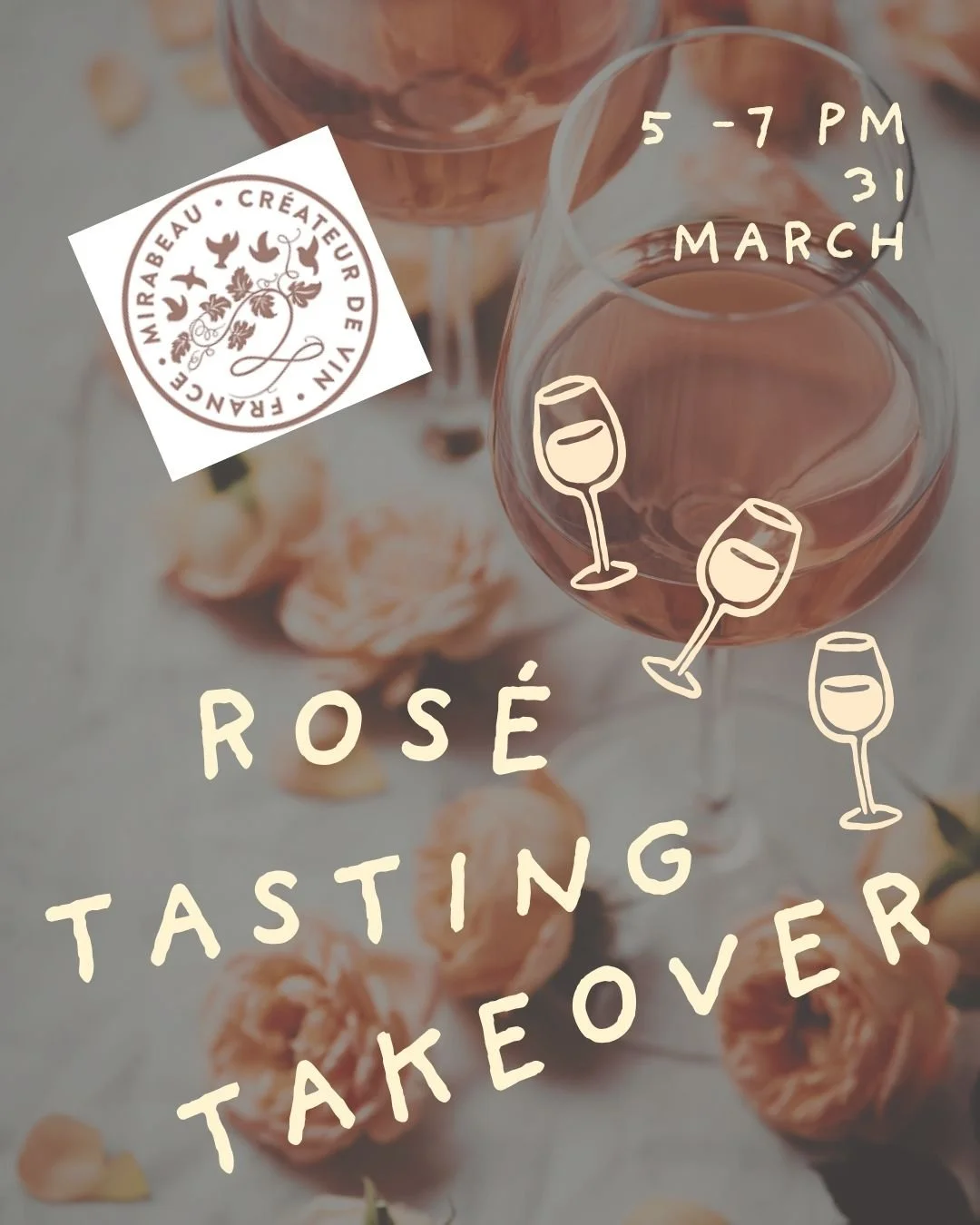 Special Event:  Tasting Takeover with Mirabeau
