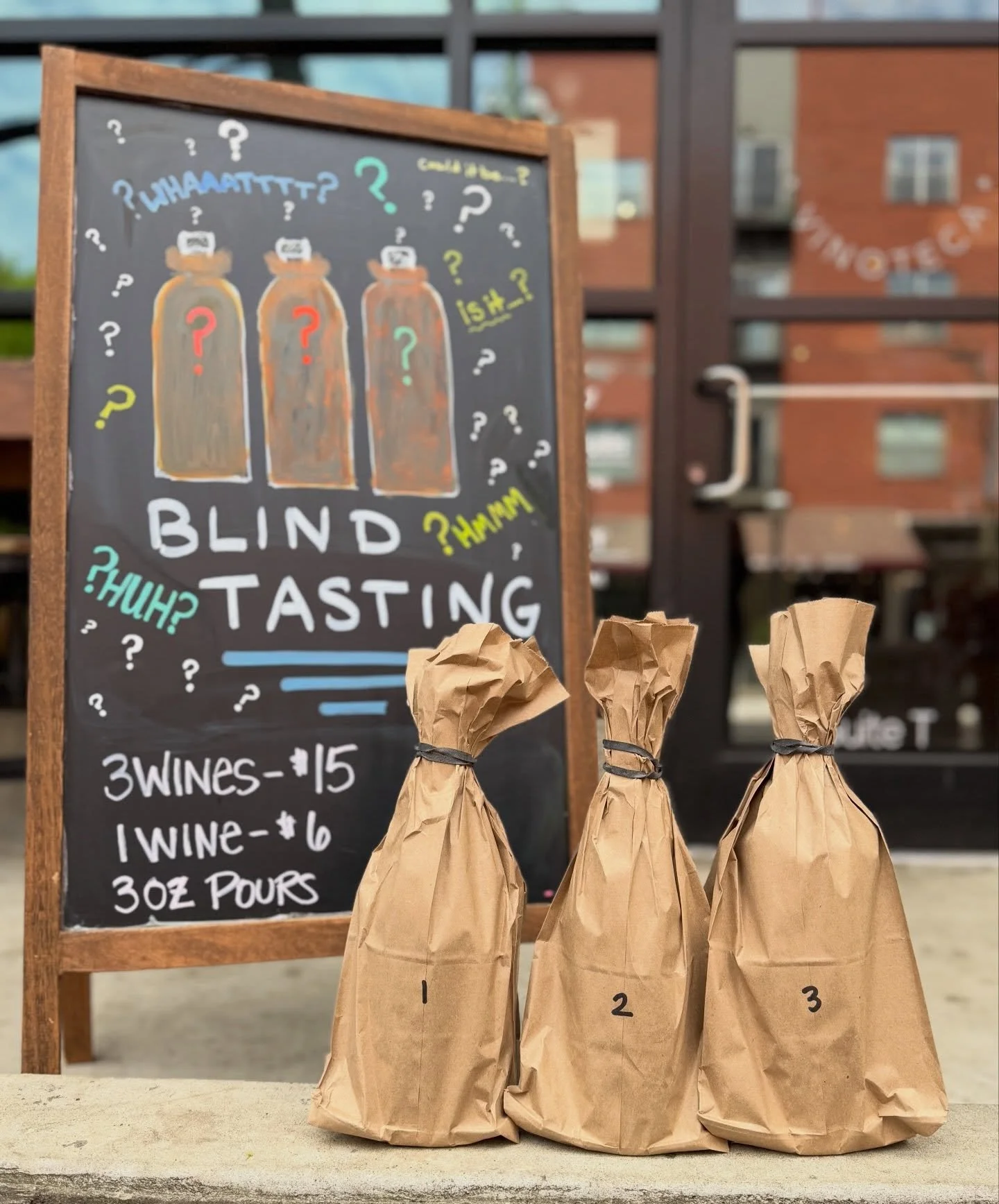 Blind tasting time! 🙈 We begin Janeen&rsquo;s birthday celebration with her favorite pastime and its anyone&rsquo;s guess. Janeen has won several blind tasting competitions and is currently active in the Wine Scholar Guild Tasting Diploma so it seem