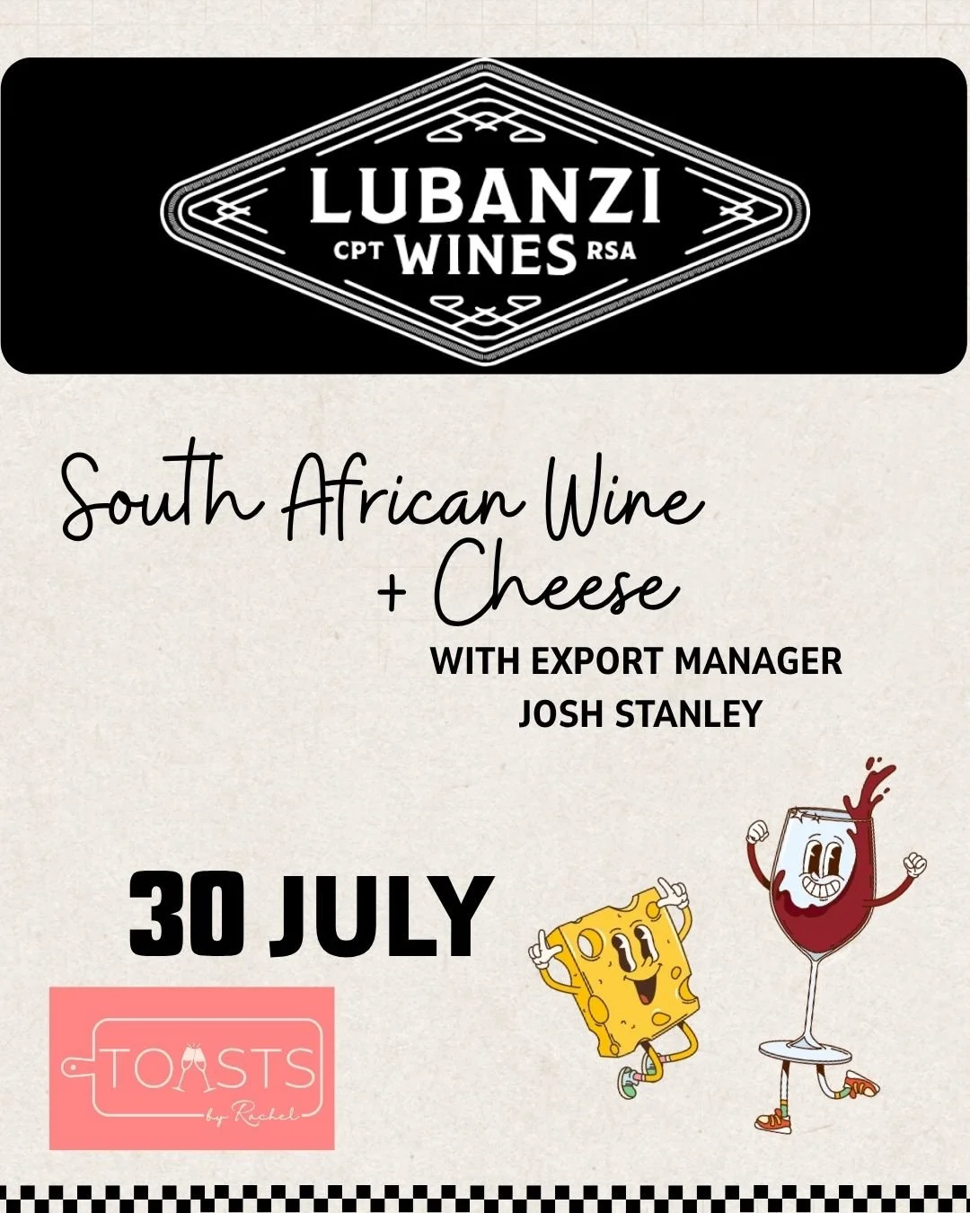 Special Event: The Wandering Dog: Lubanzi Wine + Cheese Tasting
