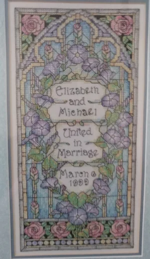 Mother's Commemoration of my Wedding.