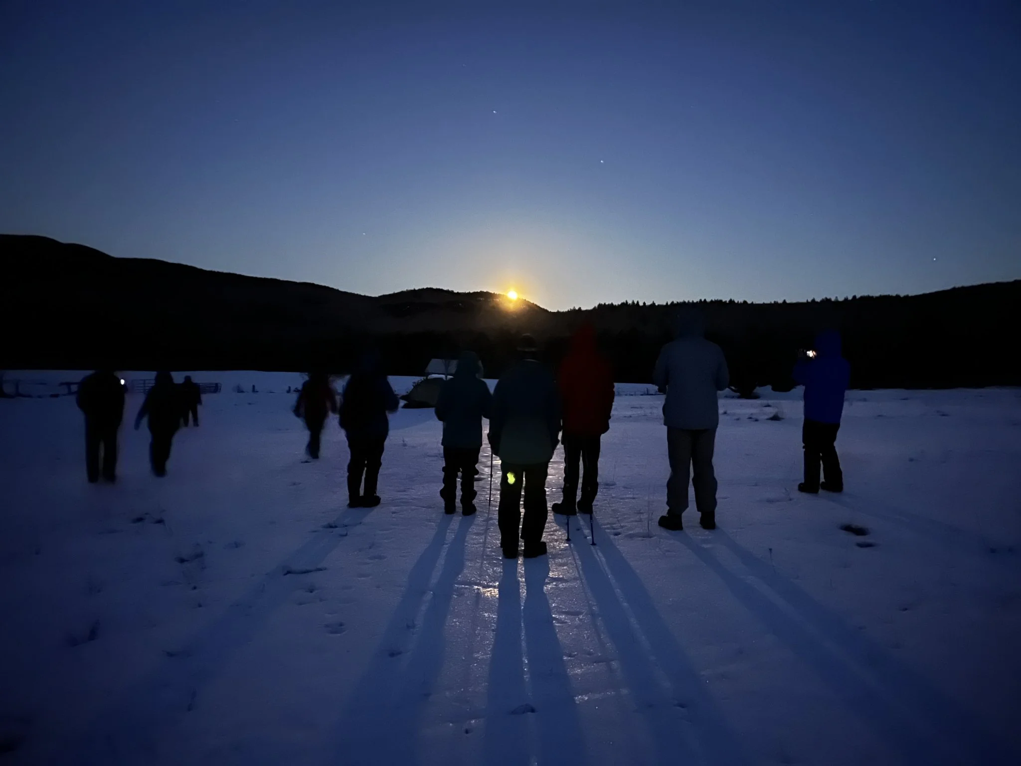 Third Annual Full Moon Snowshoe at Mountain View Farm