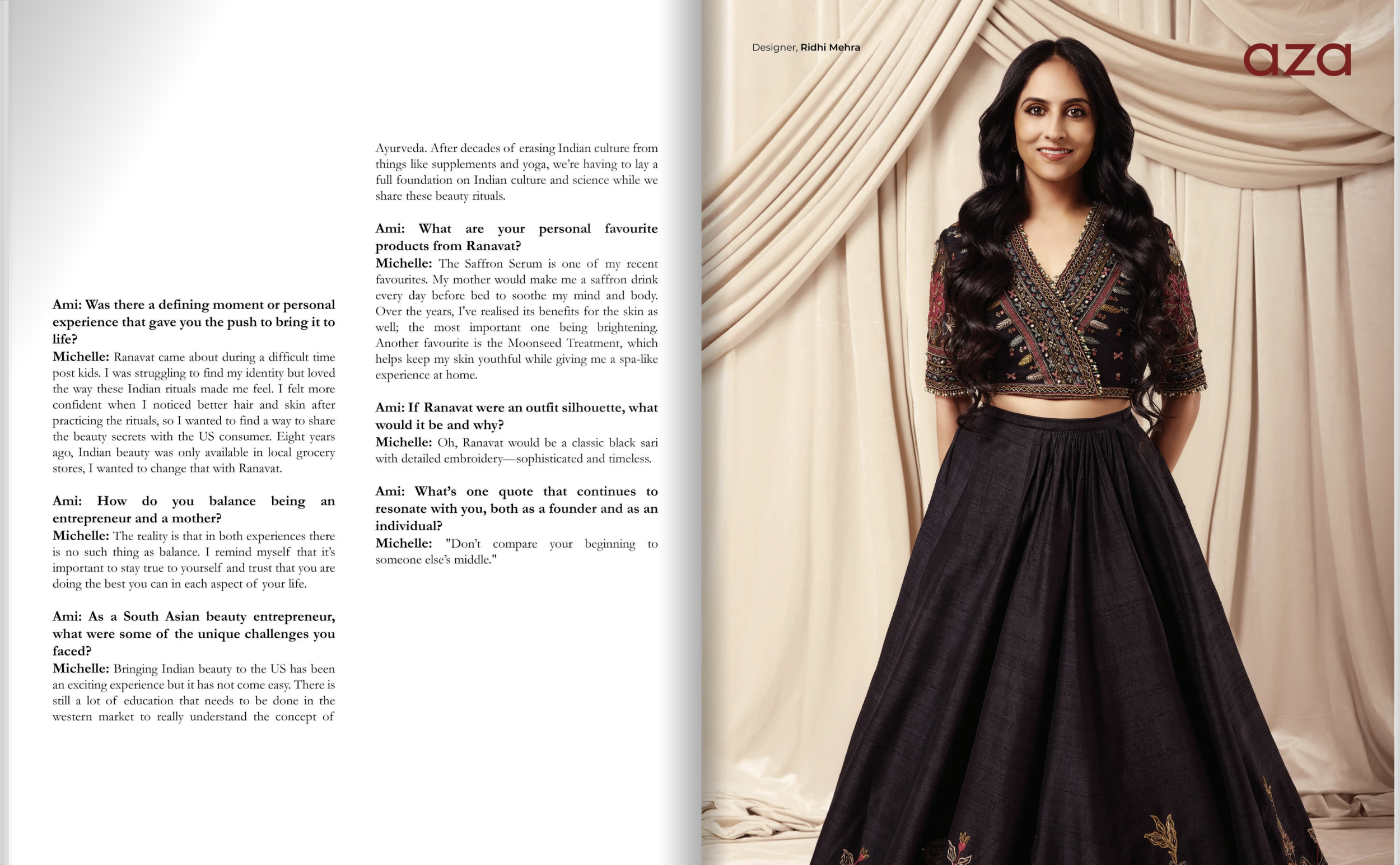 AZA FASHION Editorial fashion photography featured in Aza Fashions Magazine Issue 18, by James Davis II, content director for lifestyle and beauty brands in Orange County. Aza Fashions issue 18.png