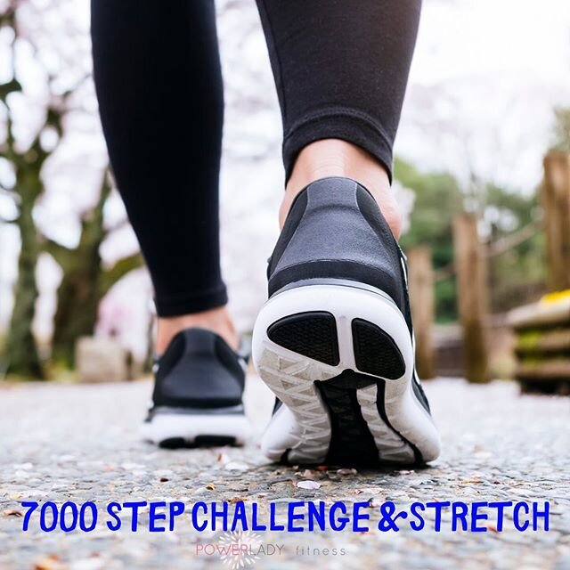 Has your step goal on your smart watch gone down because of social distancing? (No judgement, I know mine has!) Your challenge is to hit 7000 steps and then take five minutes and do the stretch video found on our website #powerladyatl #step #stepchal