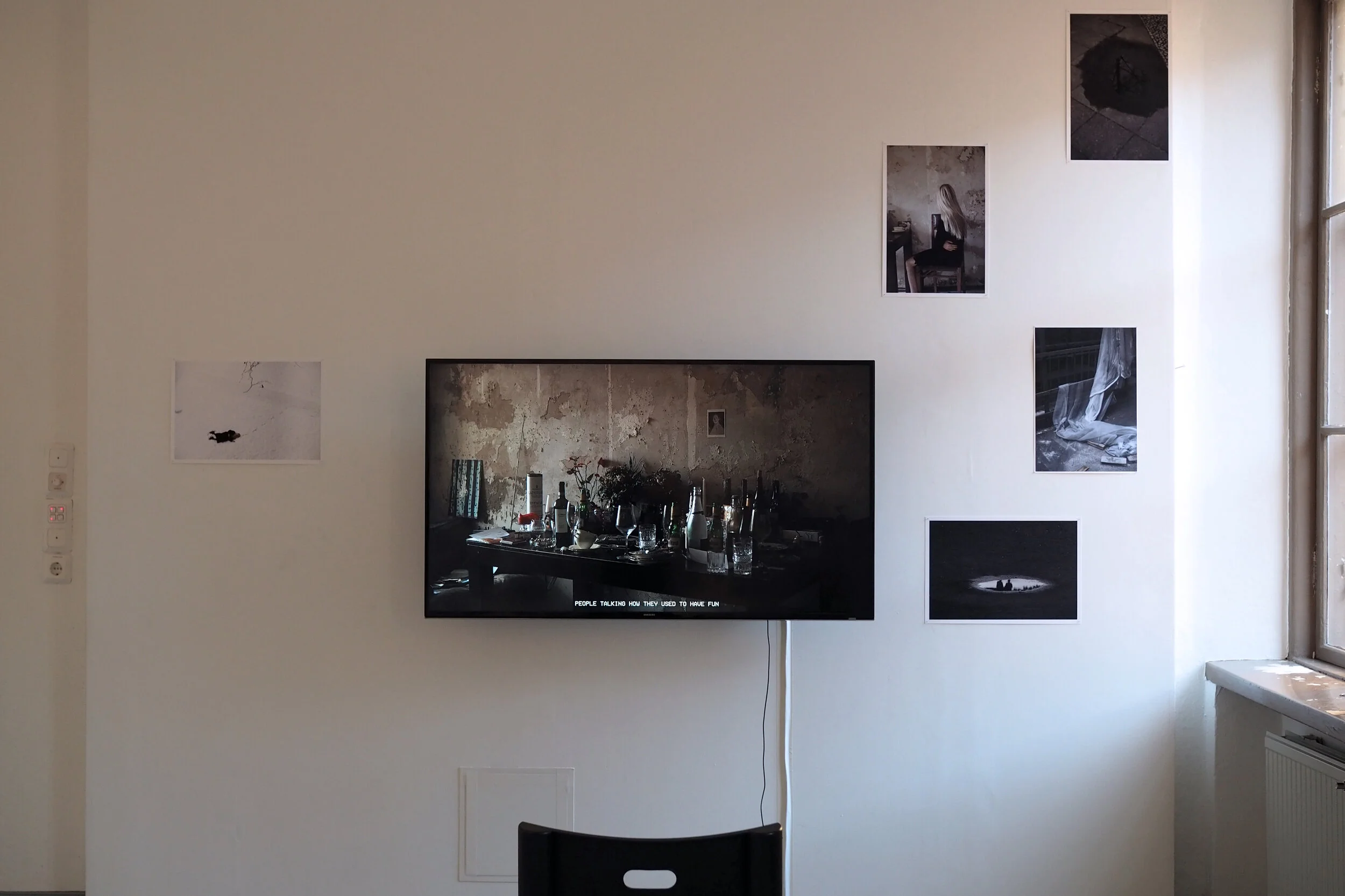 I'm not really here (2021), an installation view