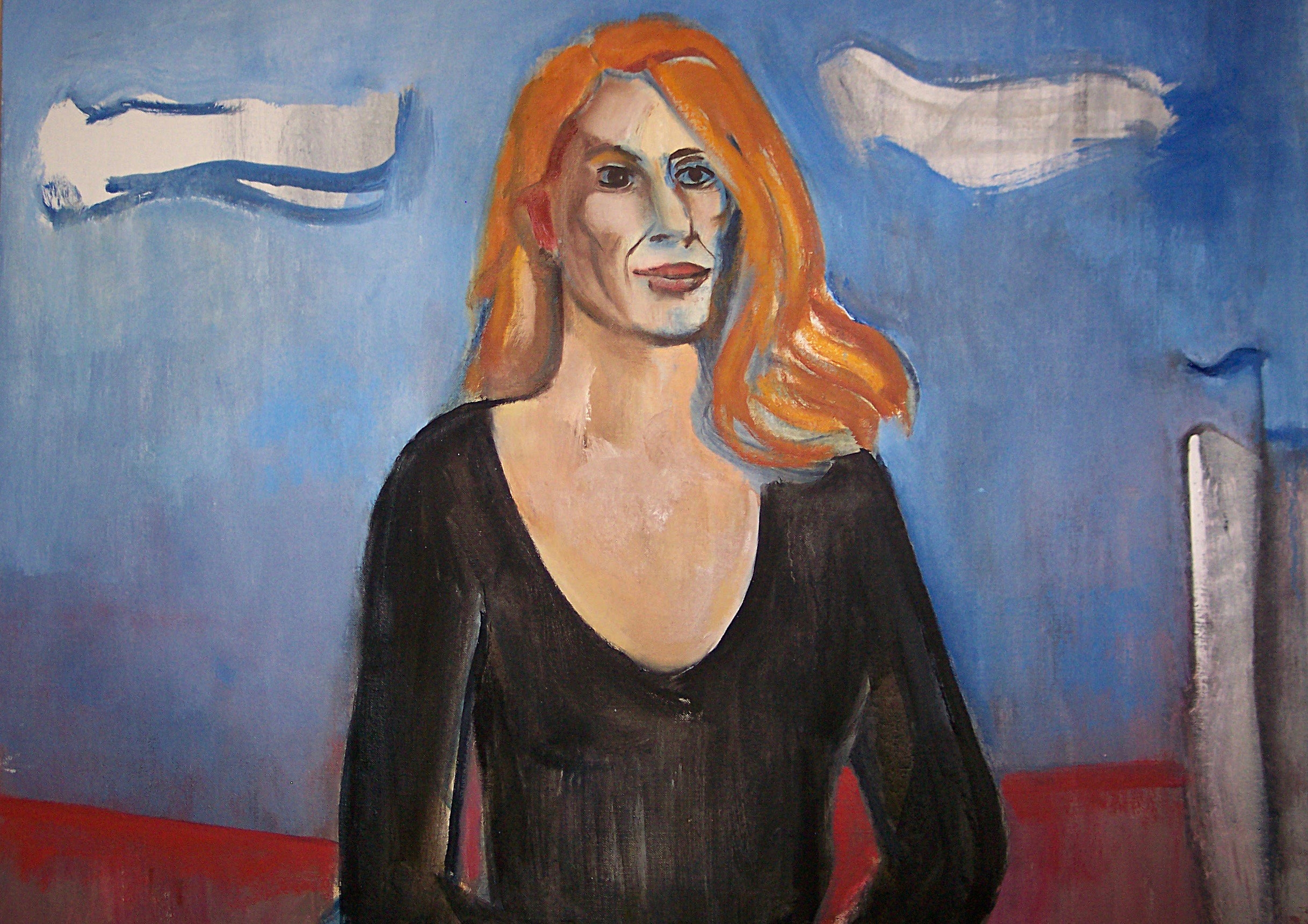 Portrait of the Artist, Corliss Block - Detail 1
