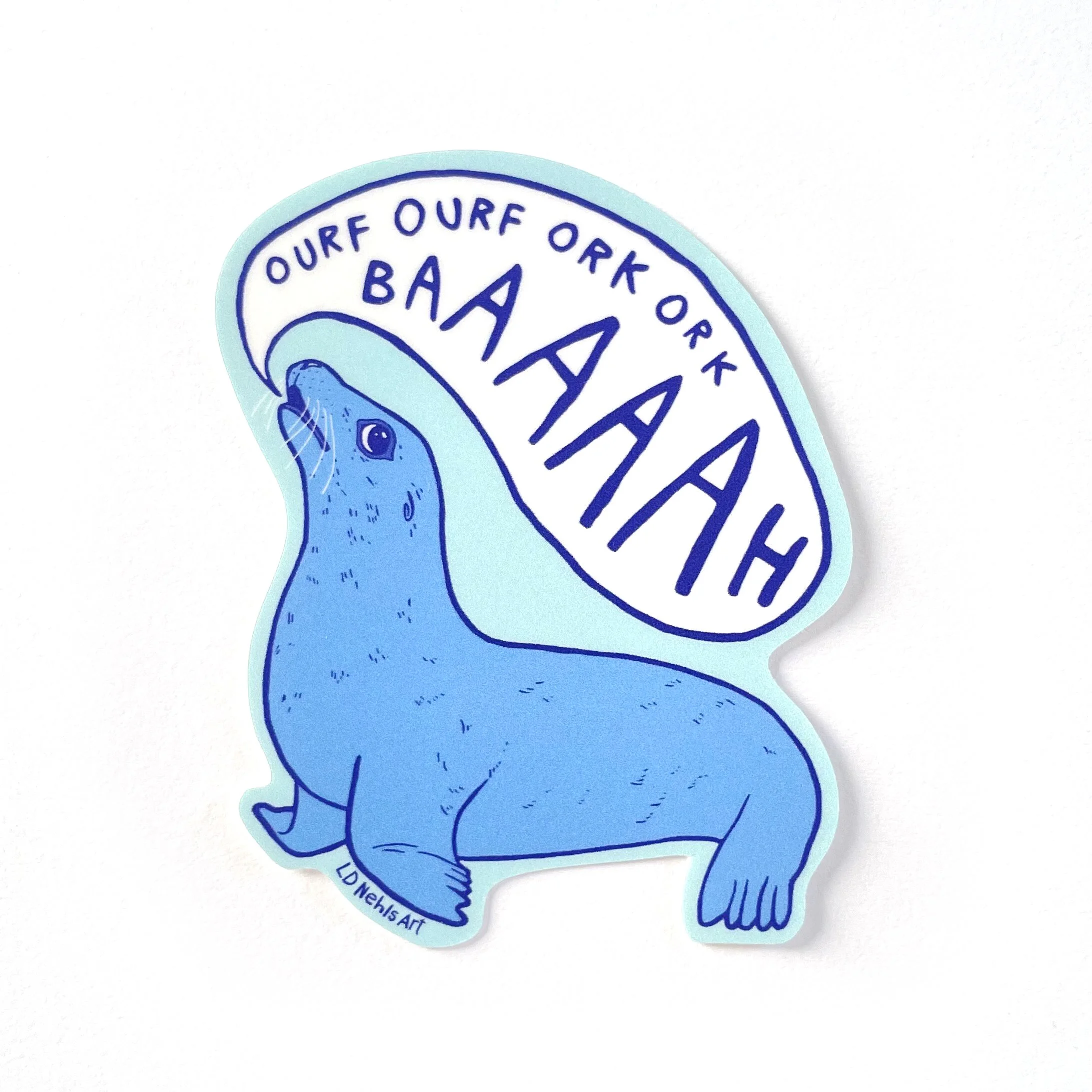 ld nehls screaming sea lion sticker white background.jpg