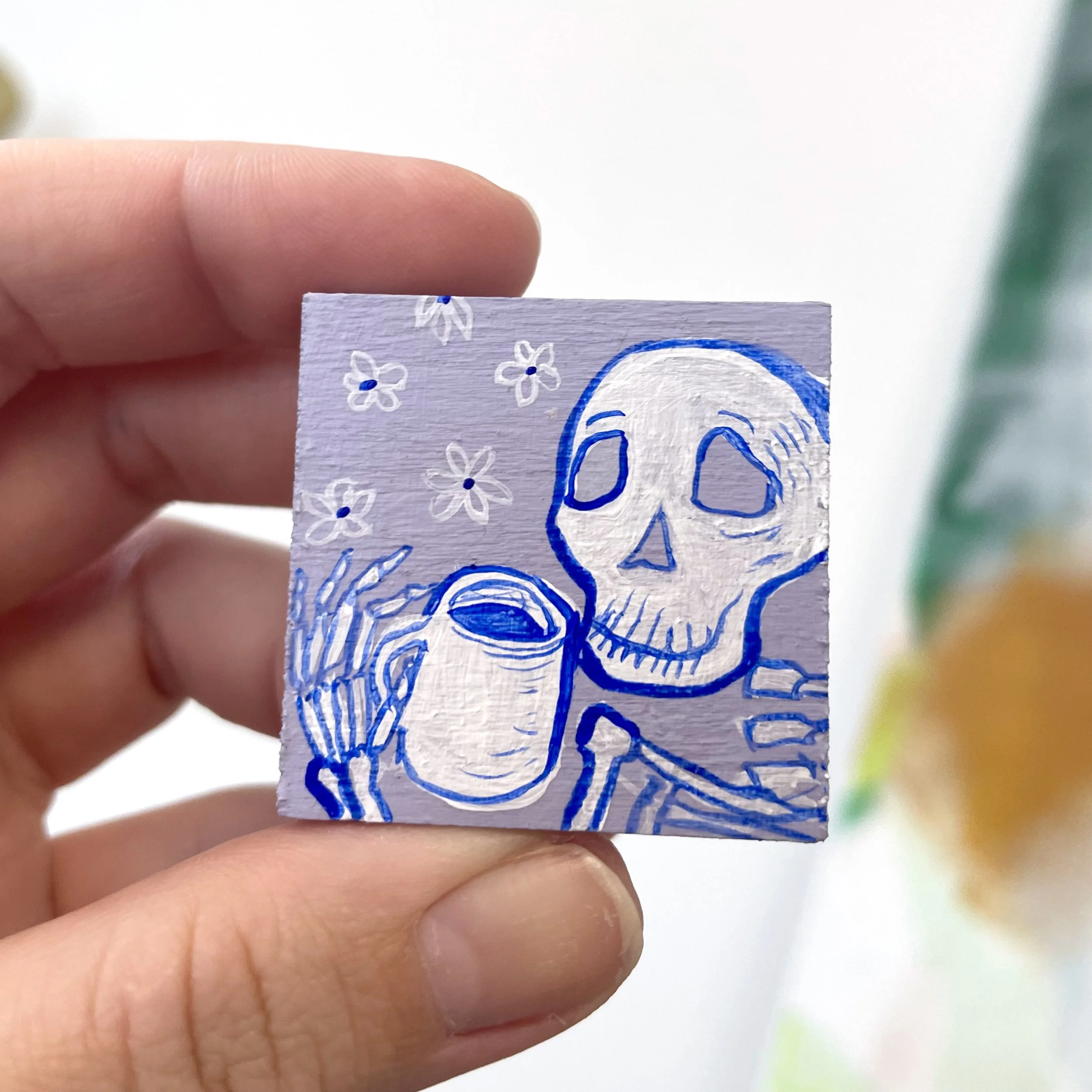lavender coffee skeleton magnet.jpg