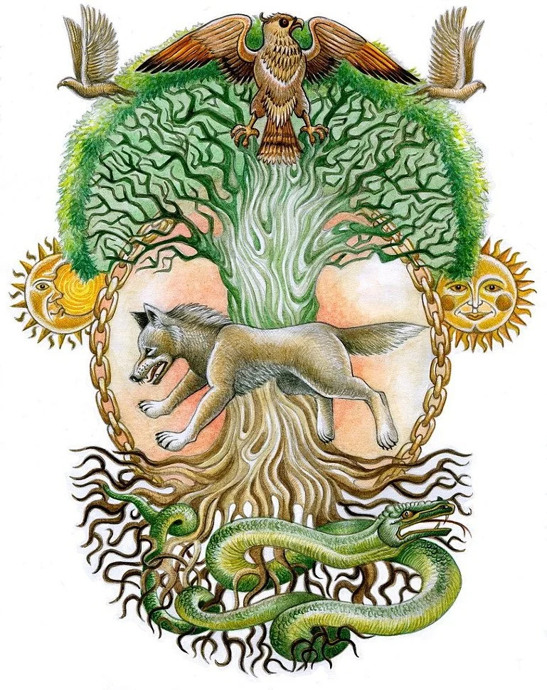 The Slavic World Tree, via Slavorum.org