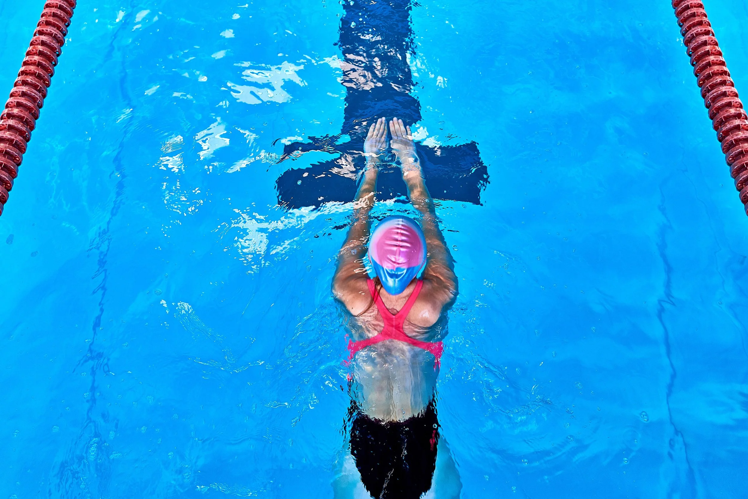 Tie Dye Swim Caps for Stylish Swimmers