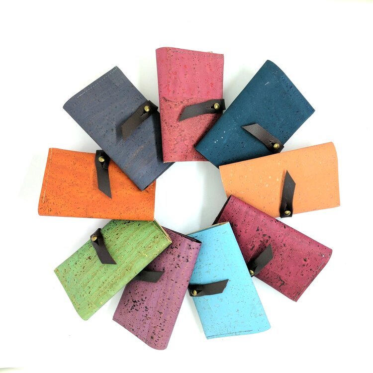 Cork mini wallet colors