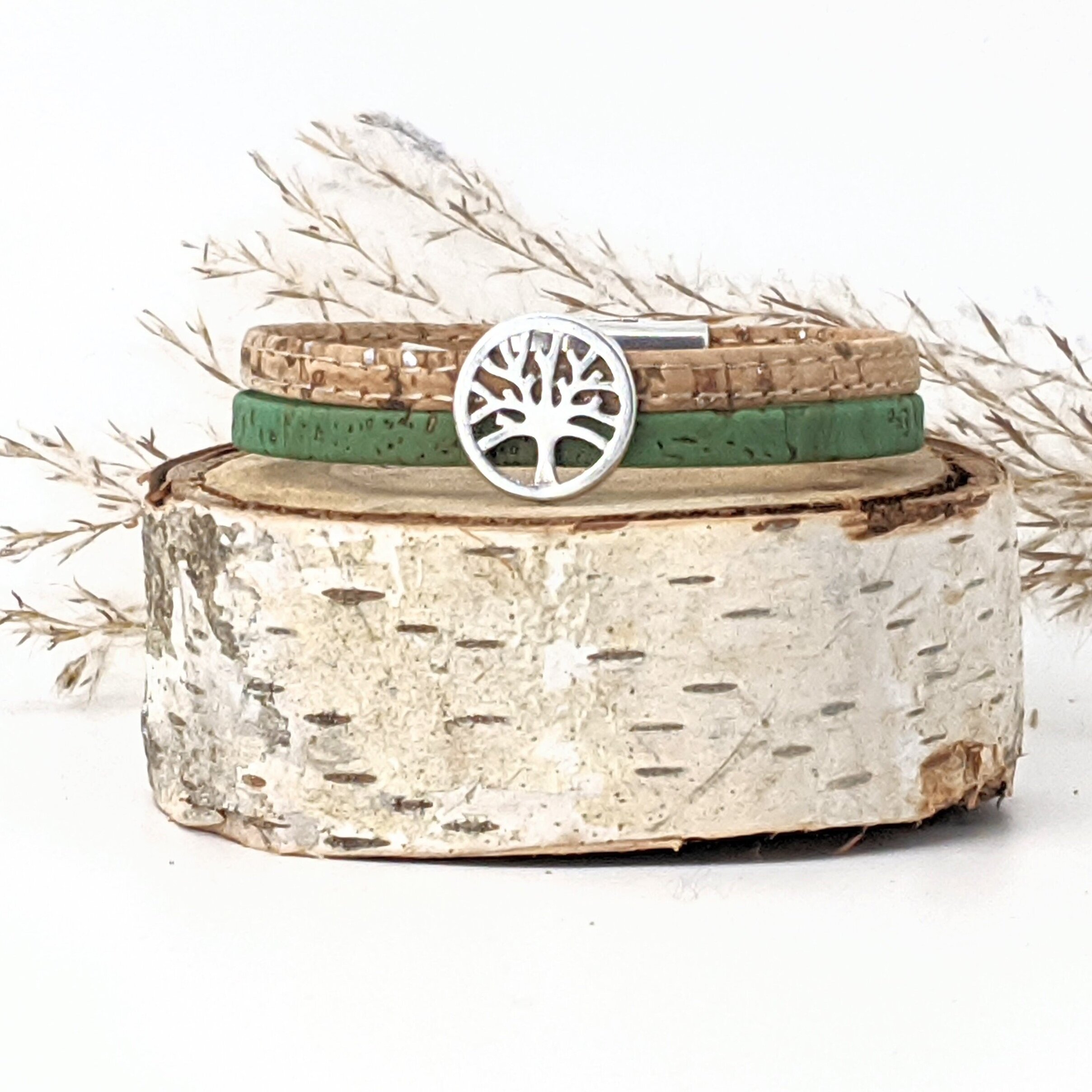 Tree of Life classic cork bracelet