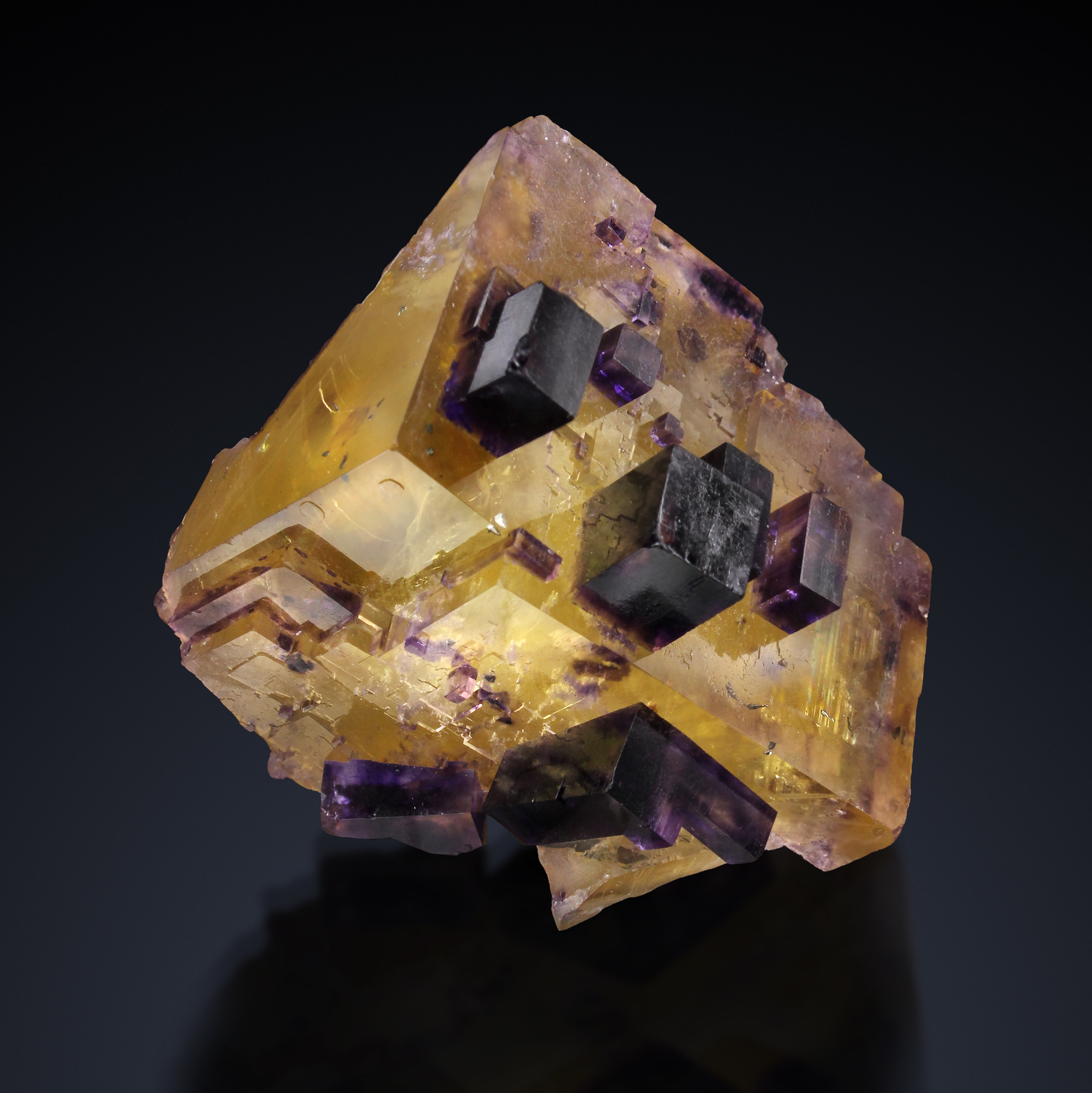 FLUORITE - Victory Mine, Cave-in-Rock, Cave-in-Rock Sub-District, Illinois - Kentucky Fluorspar District, Hardin Co., Illinois, USA -Private collection