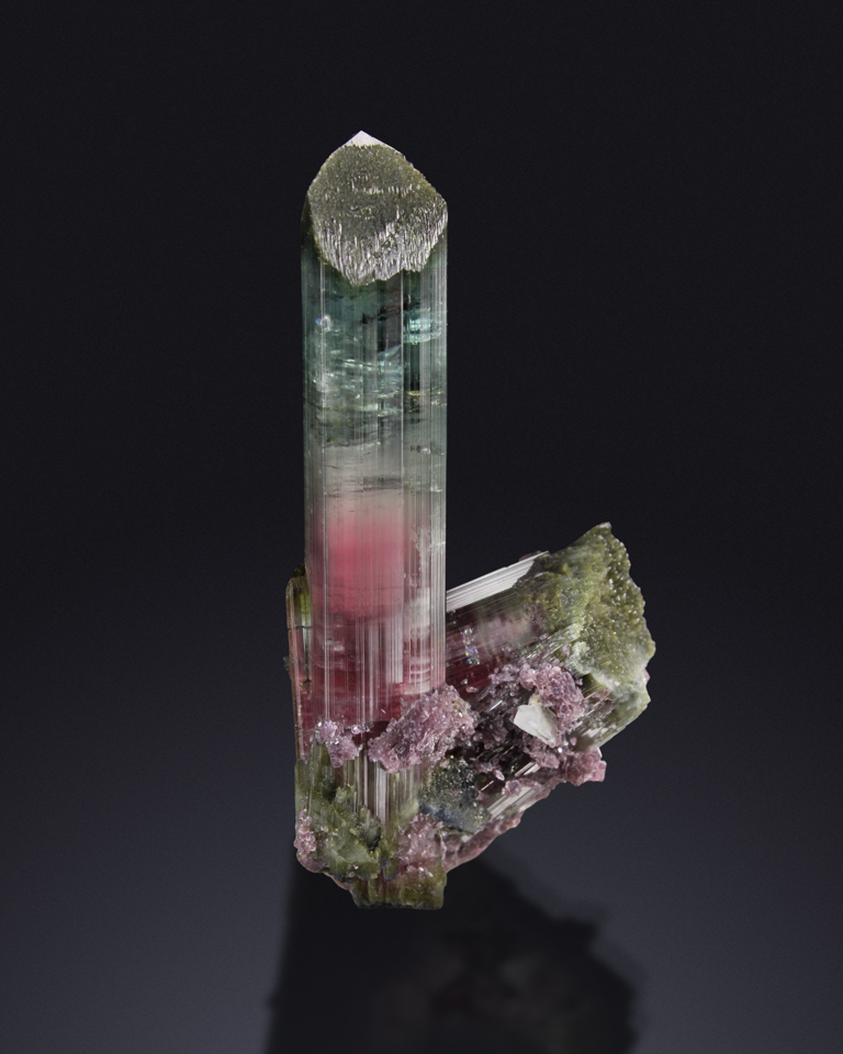 TOURMALINE - “ Burkhards Pocket”Pederneira claim, Doce valley, Minas Gerais, Brazil -Private collection