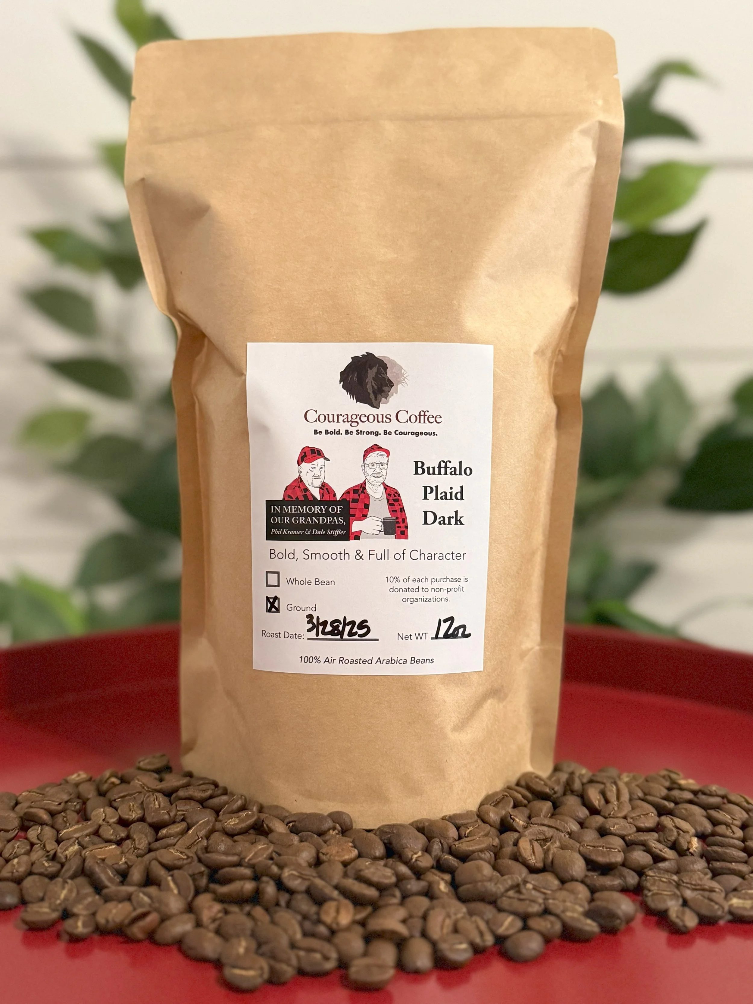 Buffalo Plaid Dark Roast