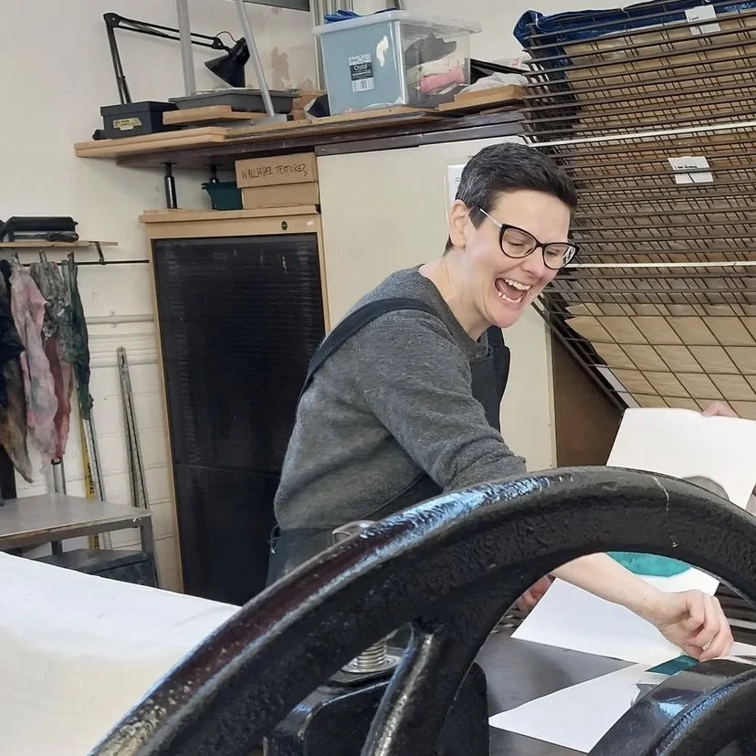 jenny at ironpress laughing .jpg