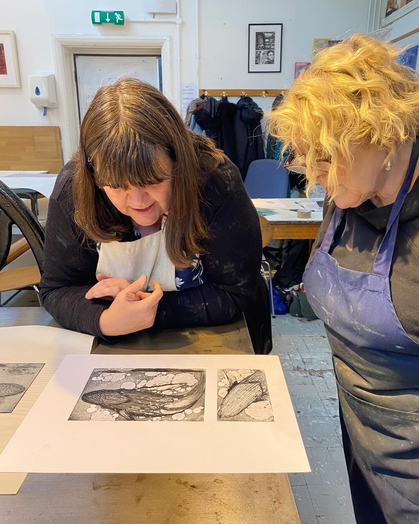 Join me In Lancaster on 6th of April for a days workshop learning drypoint printing making @ironpressprintmaking 
link on my website 
We have so much fun and lots of brilliant work gets made - no experience necessary - just come along for inky fun 
x