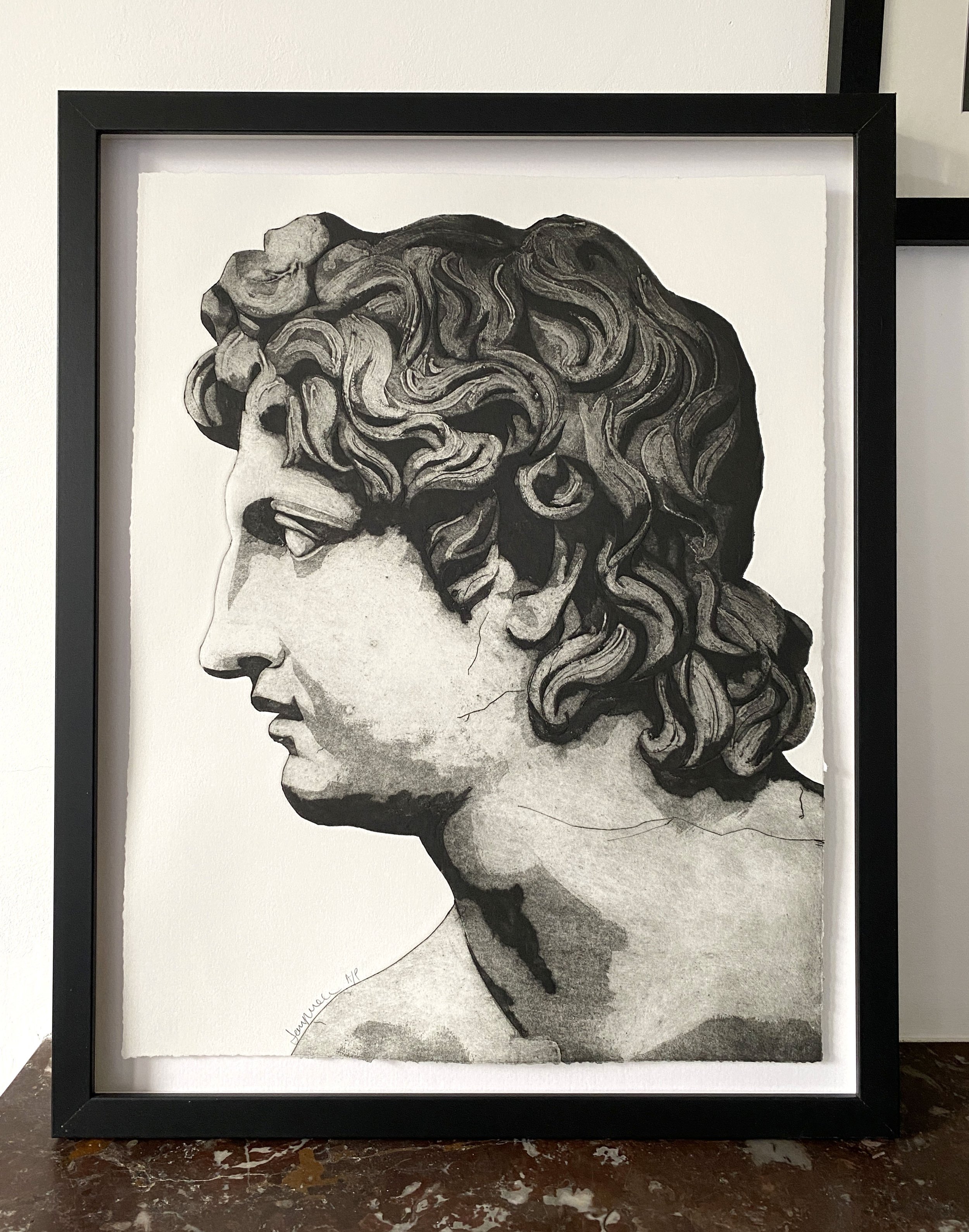 alexander - Stone head framed SMALL .jpg