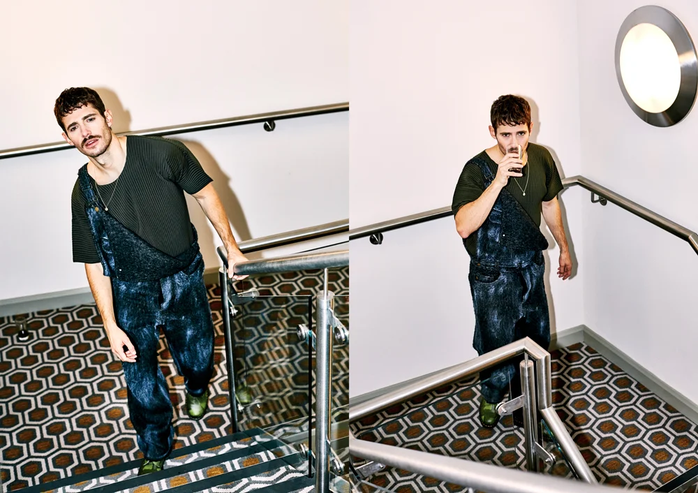 Top ISSEY MIYAKE | Overalls KAWAKEY | Shoes DR MARTENS