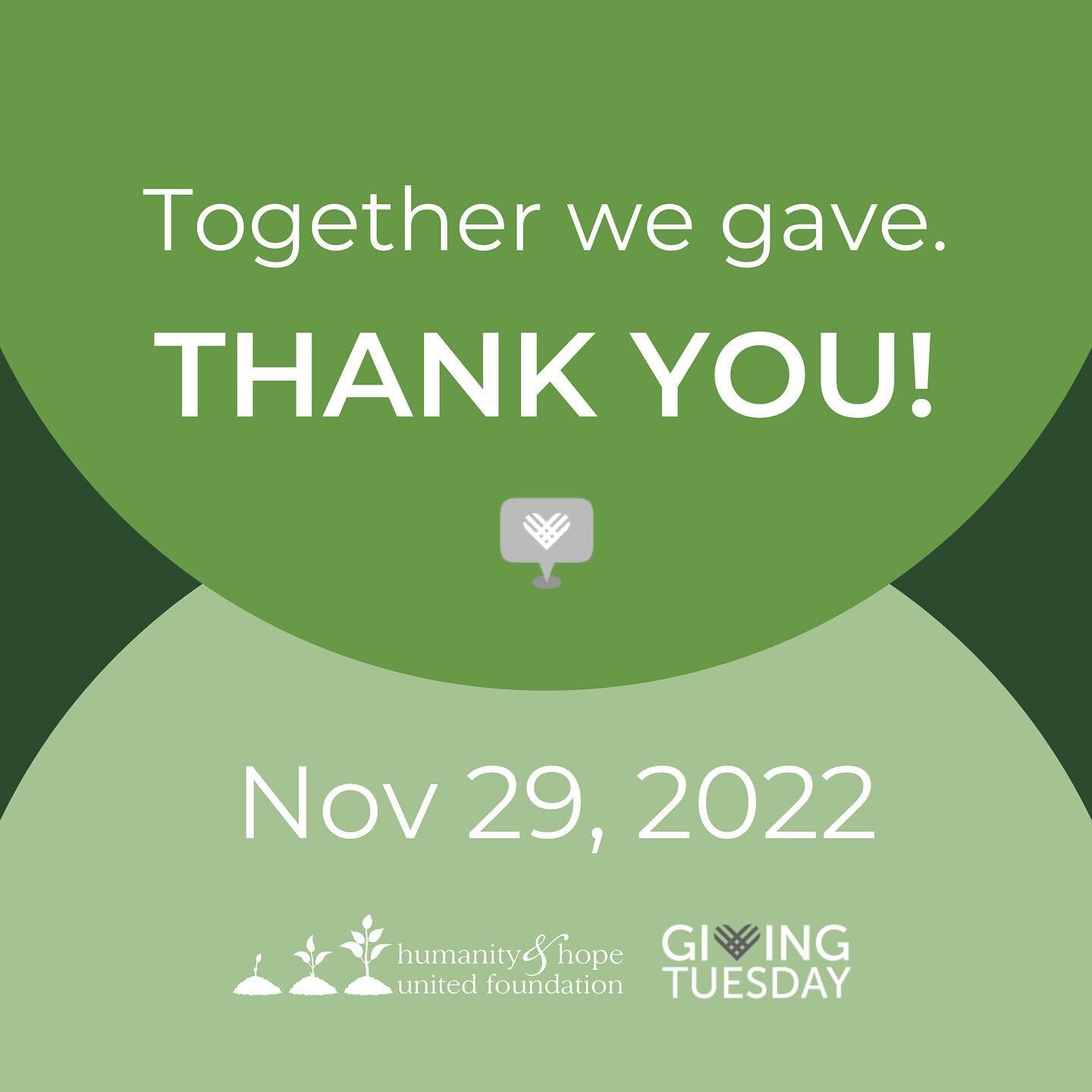 Thank you 💚

So many of you joined us yesterday in Giving Tuesday to support and grow our education program. We were able to sponsor 4 more students and raise nearly $4k to go towards purchasing a school bus! We are blown away by your generosity. 

