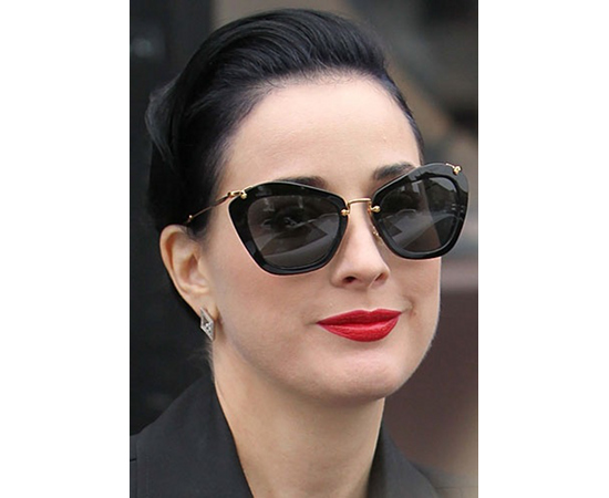 Burlesque queen Dita Von Teese in these remixed classic shades