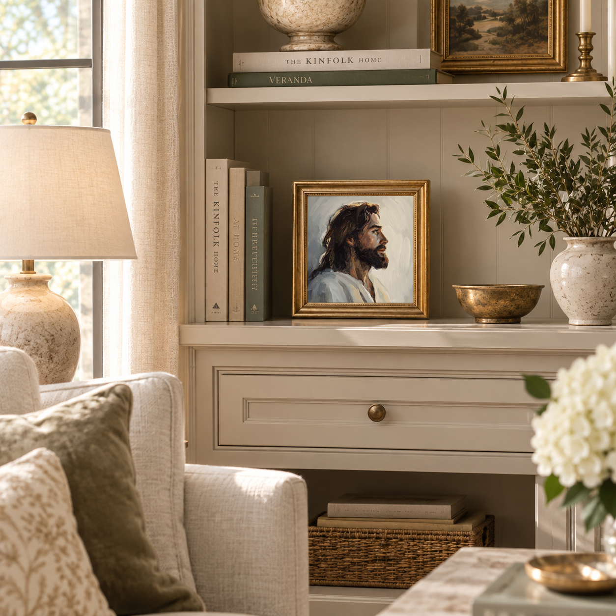 Prince of Peace Living Room bookshelf.png
