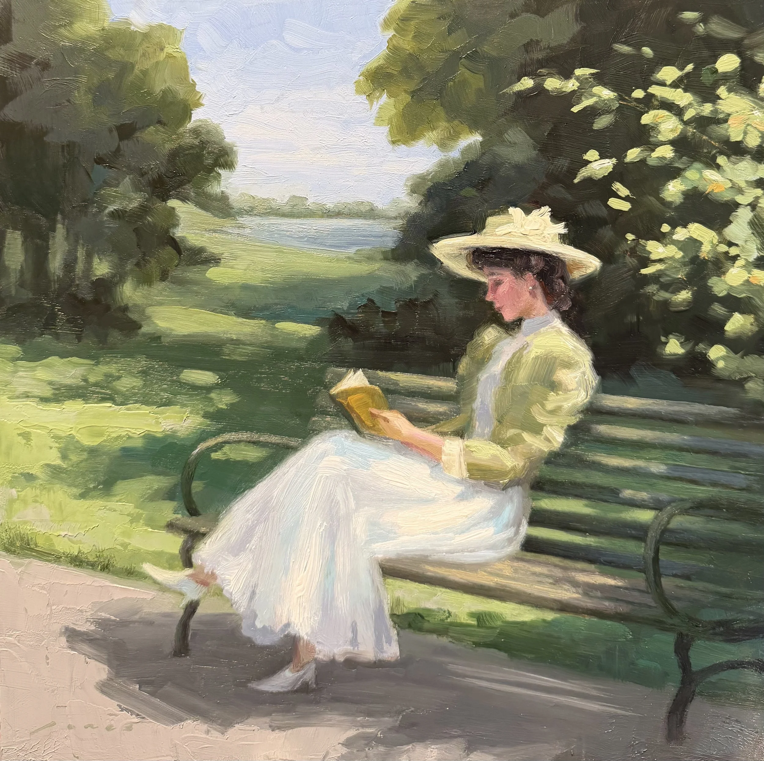 Reading on Primrose Hill - Prints