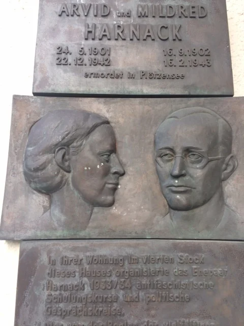 The Harnacks organized against the Nazi’s. They were executed.