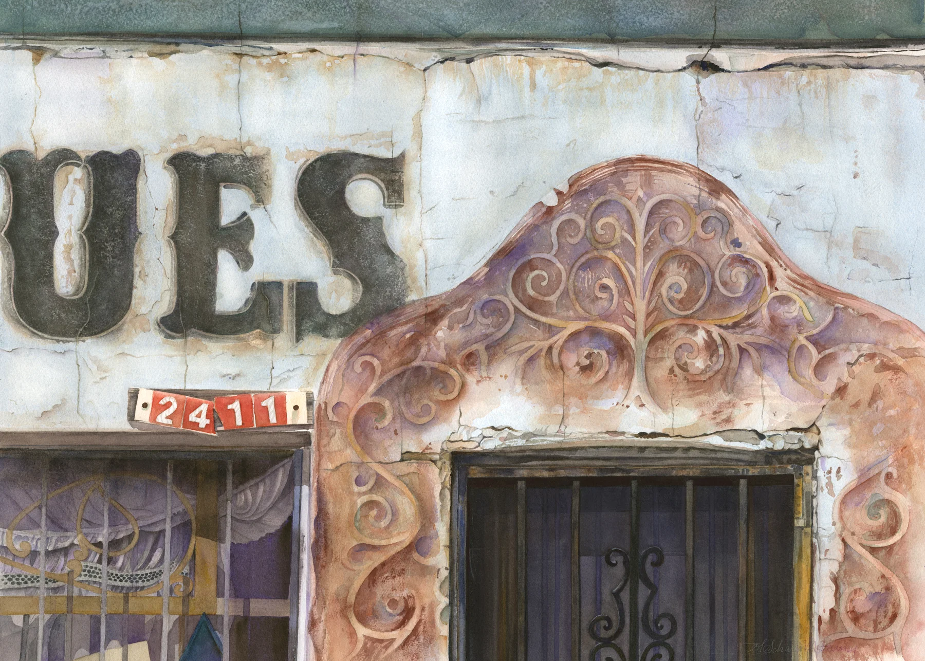 "2411 La Mesilla" 28" X 35"