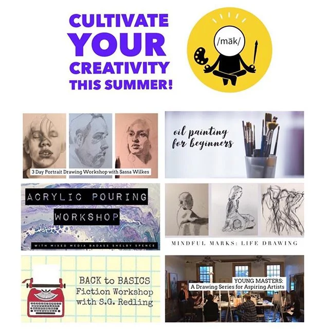 New summer classes and workshops posted now!