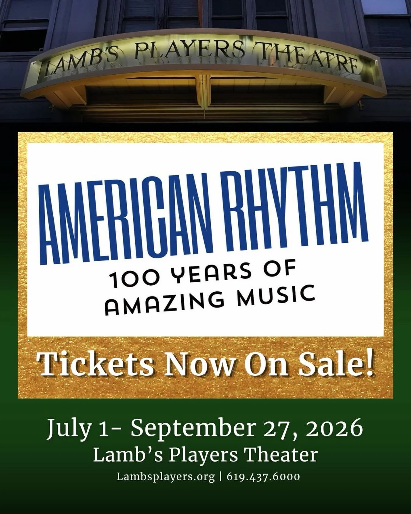 🎶 A century of unforgettable music - in one incredible show! Join us for American Rhythm: A Celebration of 100 Years of Amazing Music! From ragtime to swing, jazz to rock &amp; roll, this exhilarating musical journey by Kerry Meads &amp; Vanda Eggin