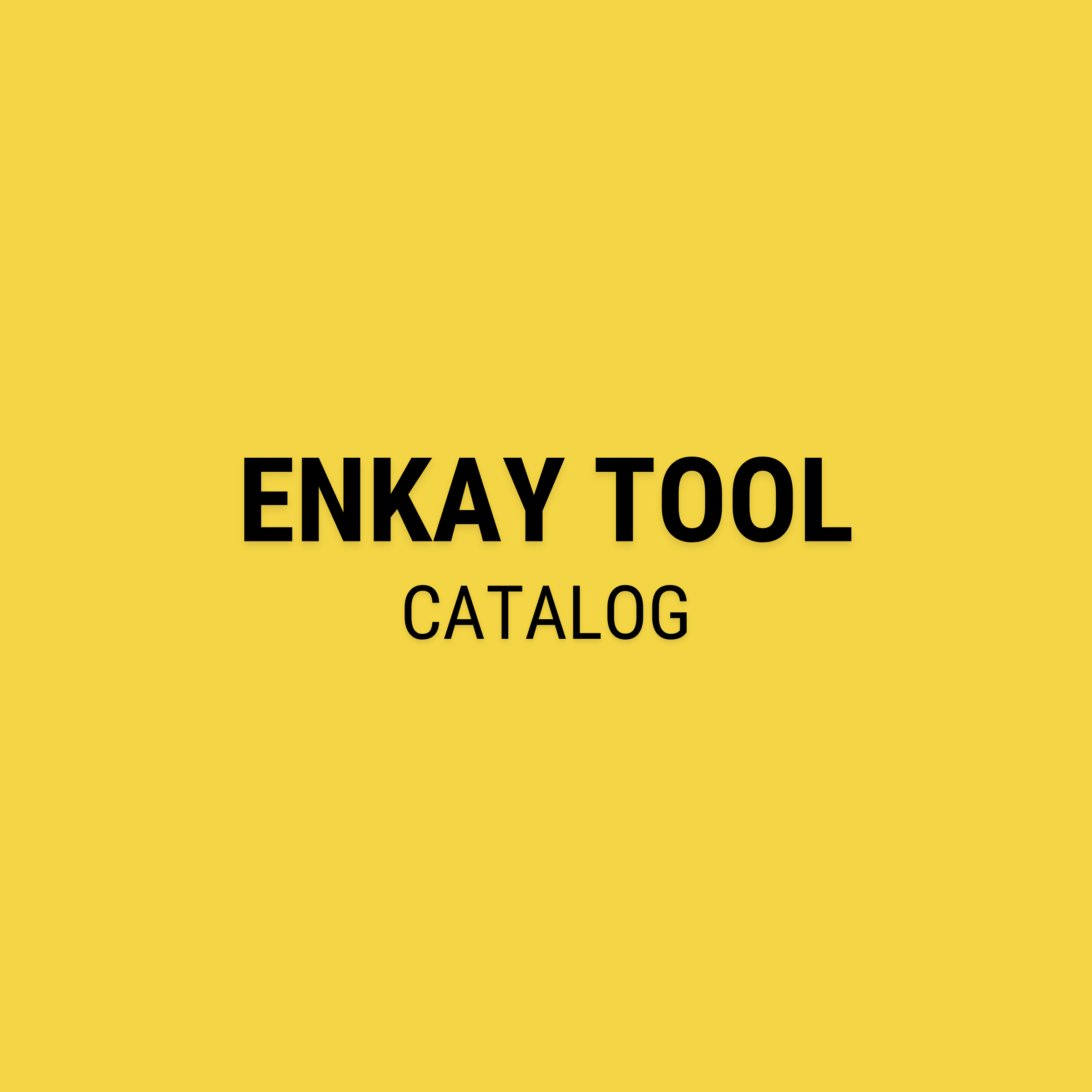 Enkay Tool Catalog