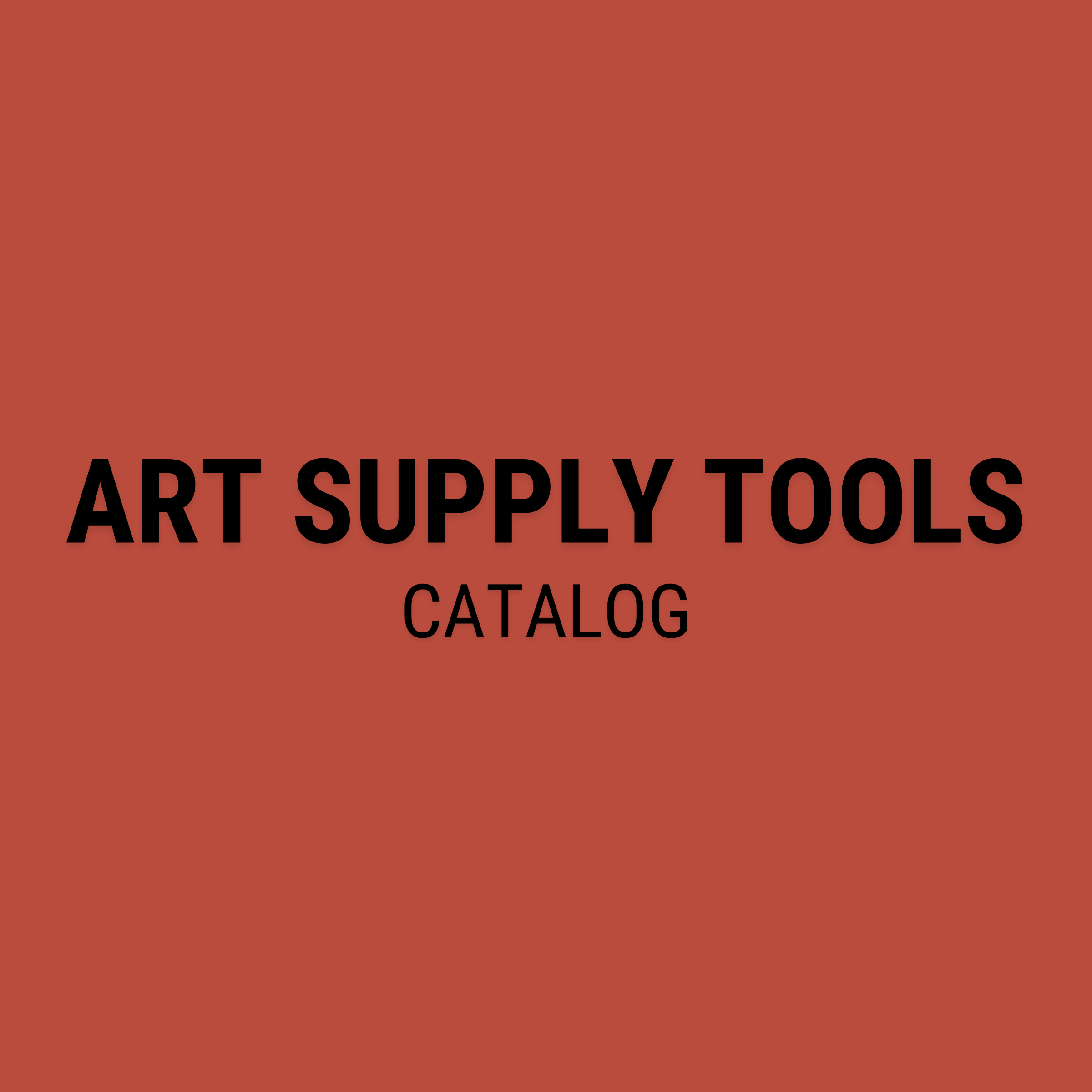 Art Supply Catalog