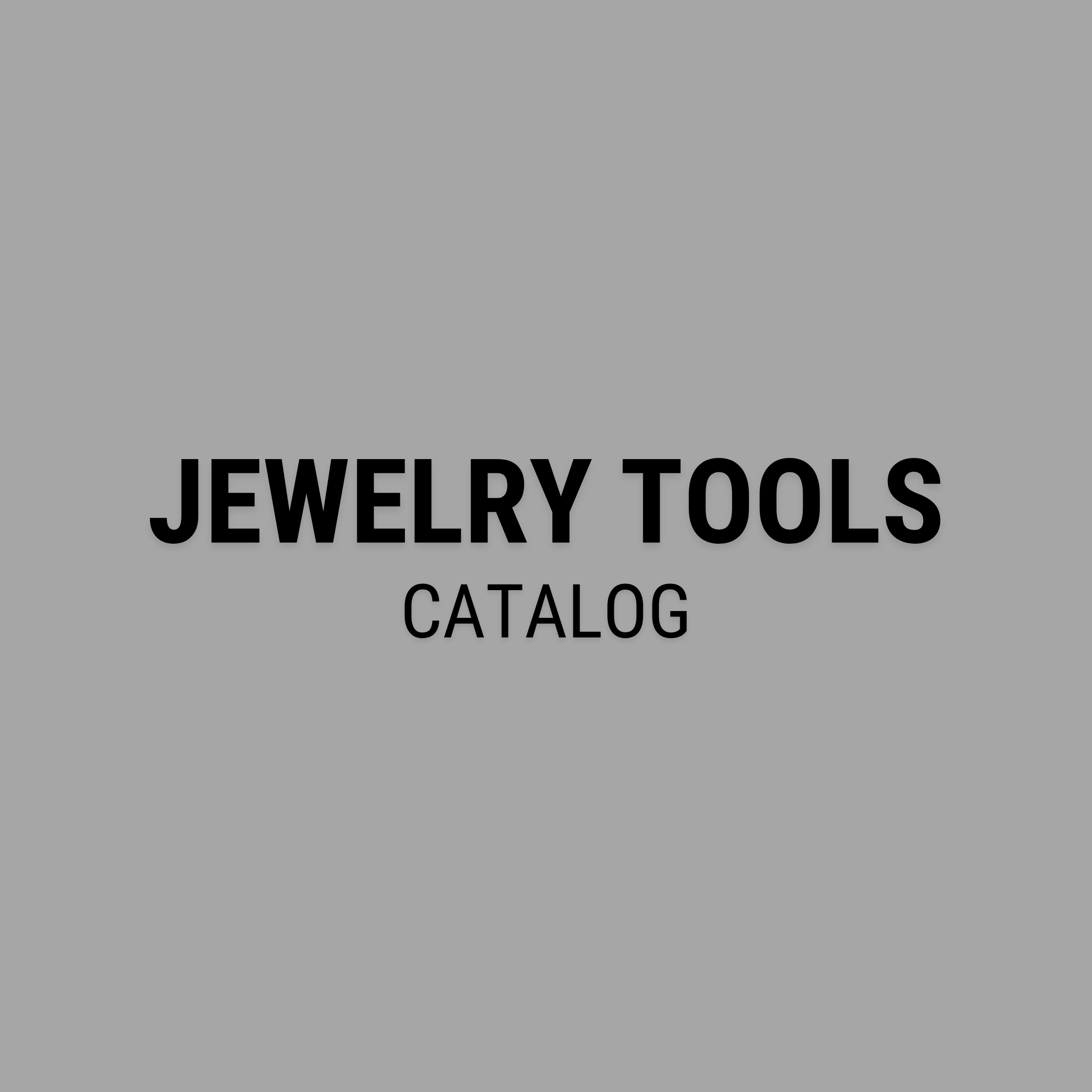 Jewelry Tools Catalog