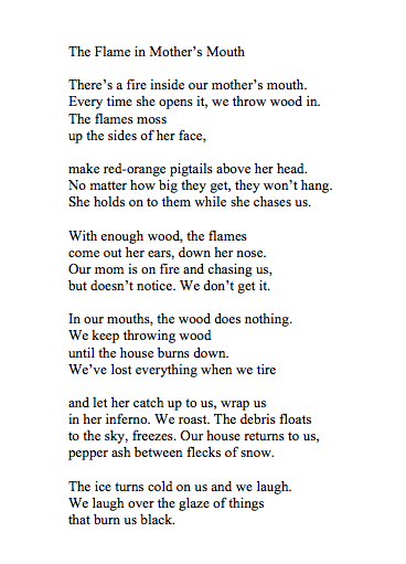 "The Flame in Mother's Mouth"